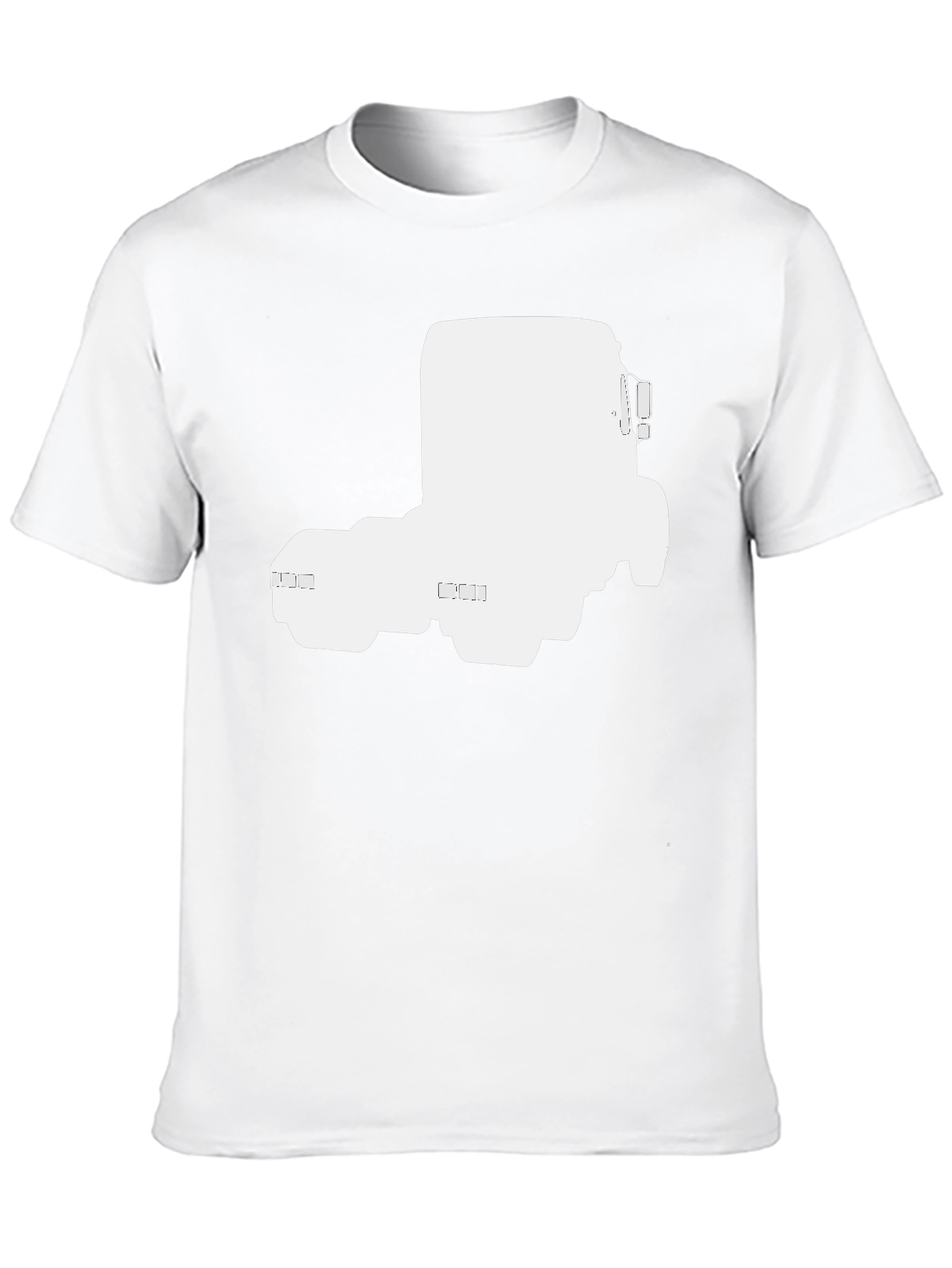Truck Silhouette Graphic Tee - Black
