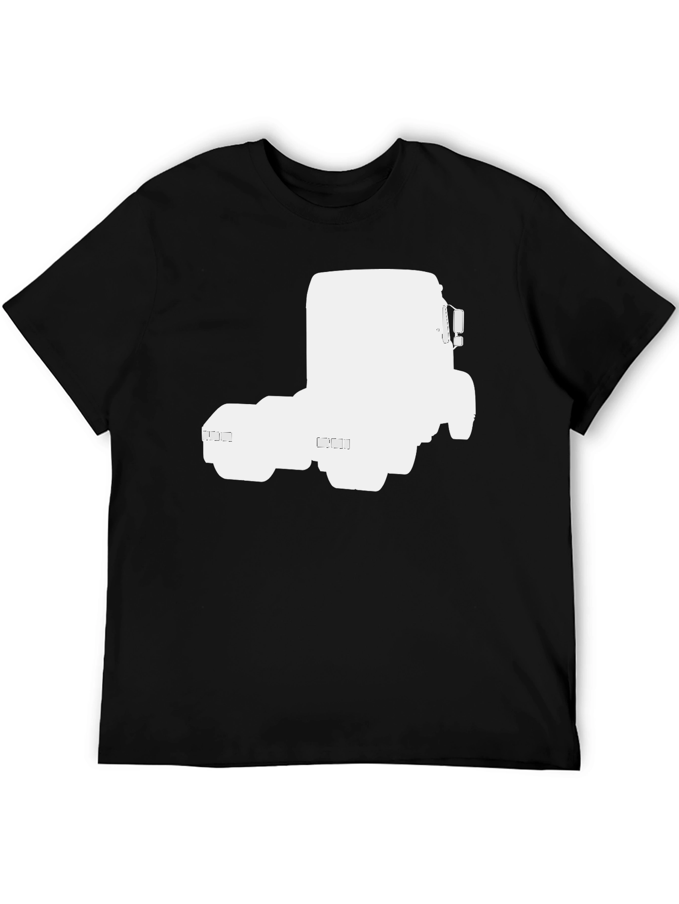 Truck Silhouette Graphic Tee - Black