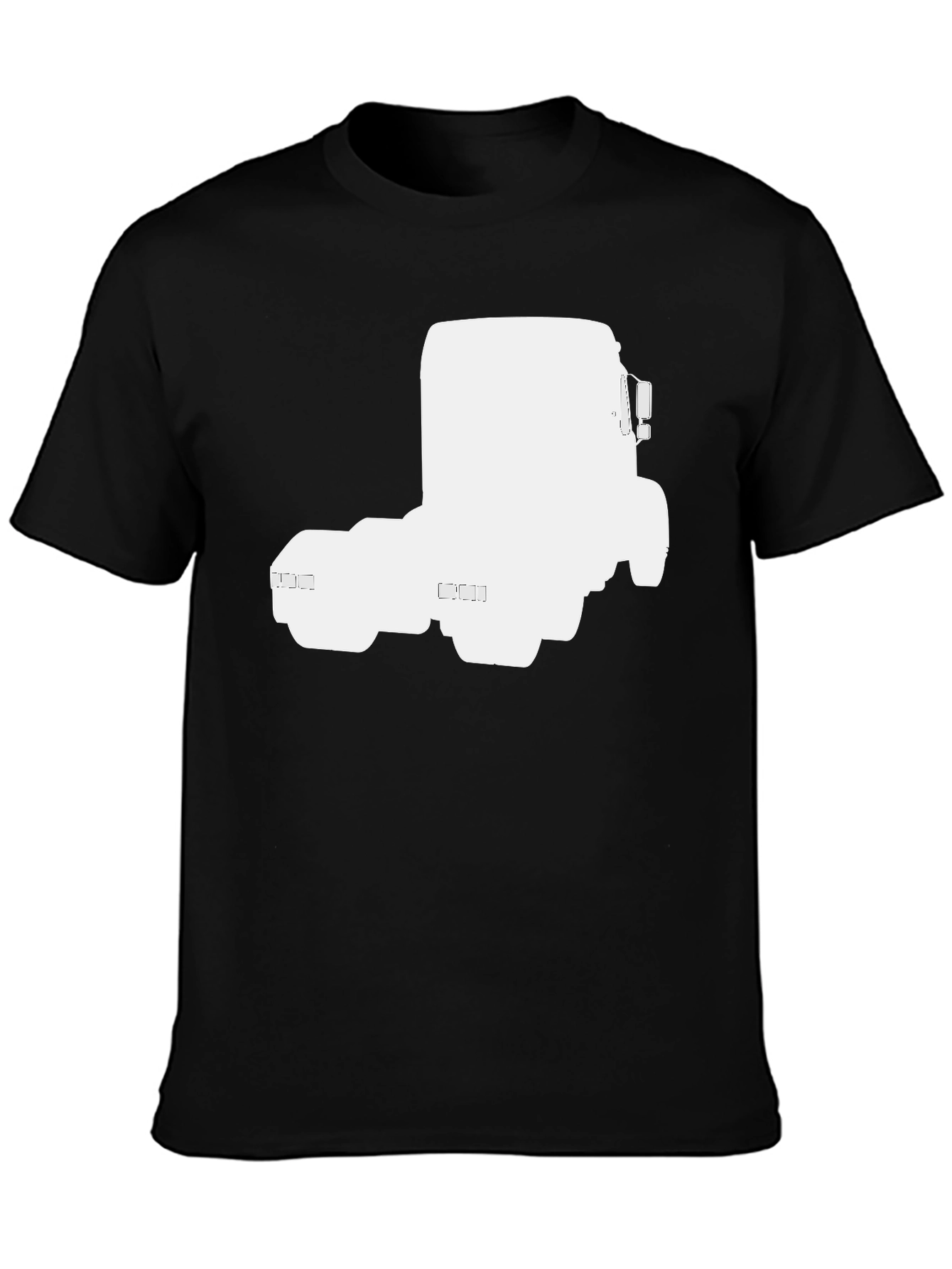 Truck Silhouette Graphic Tee - Black