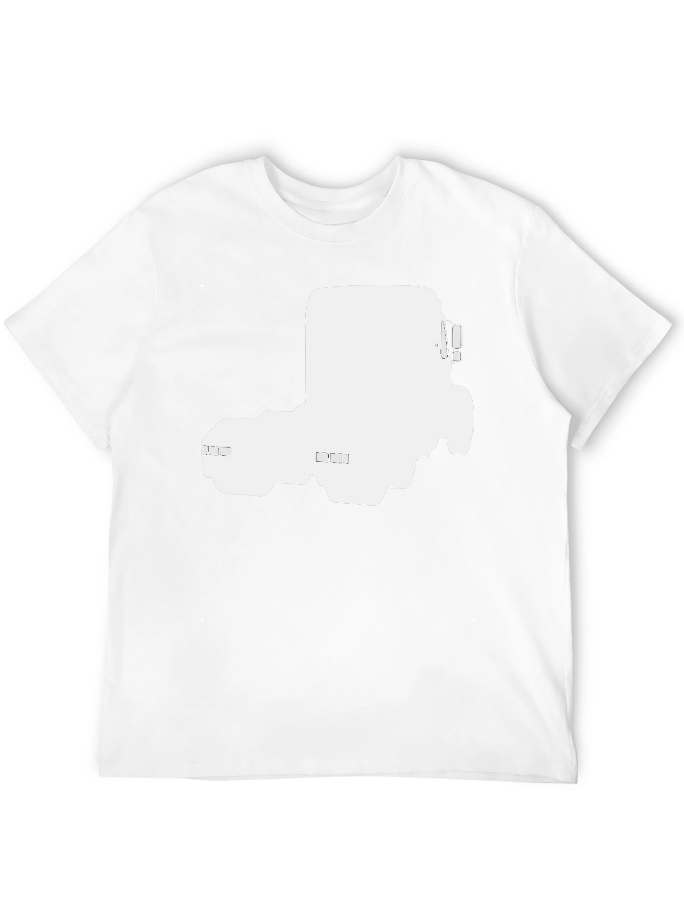 Truck Silhouette Graphic Tee - Black