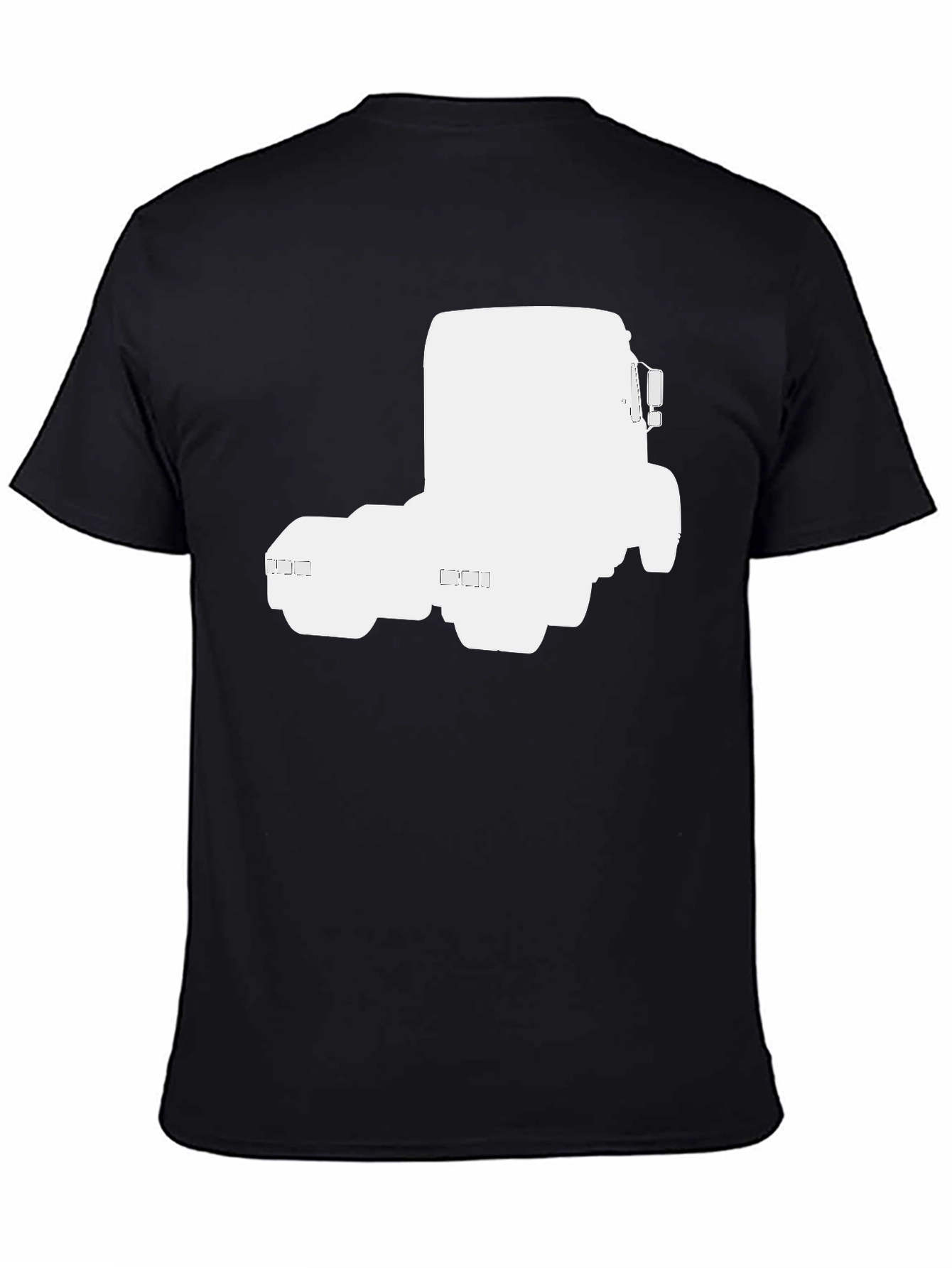 Truck Silhouette Graphic Tee - Black