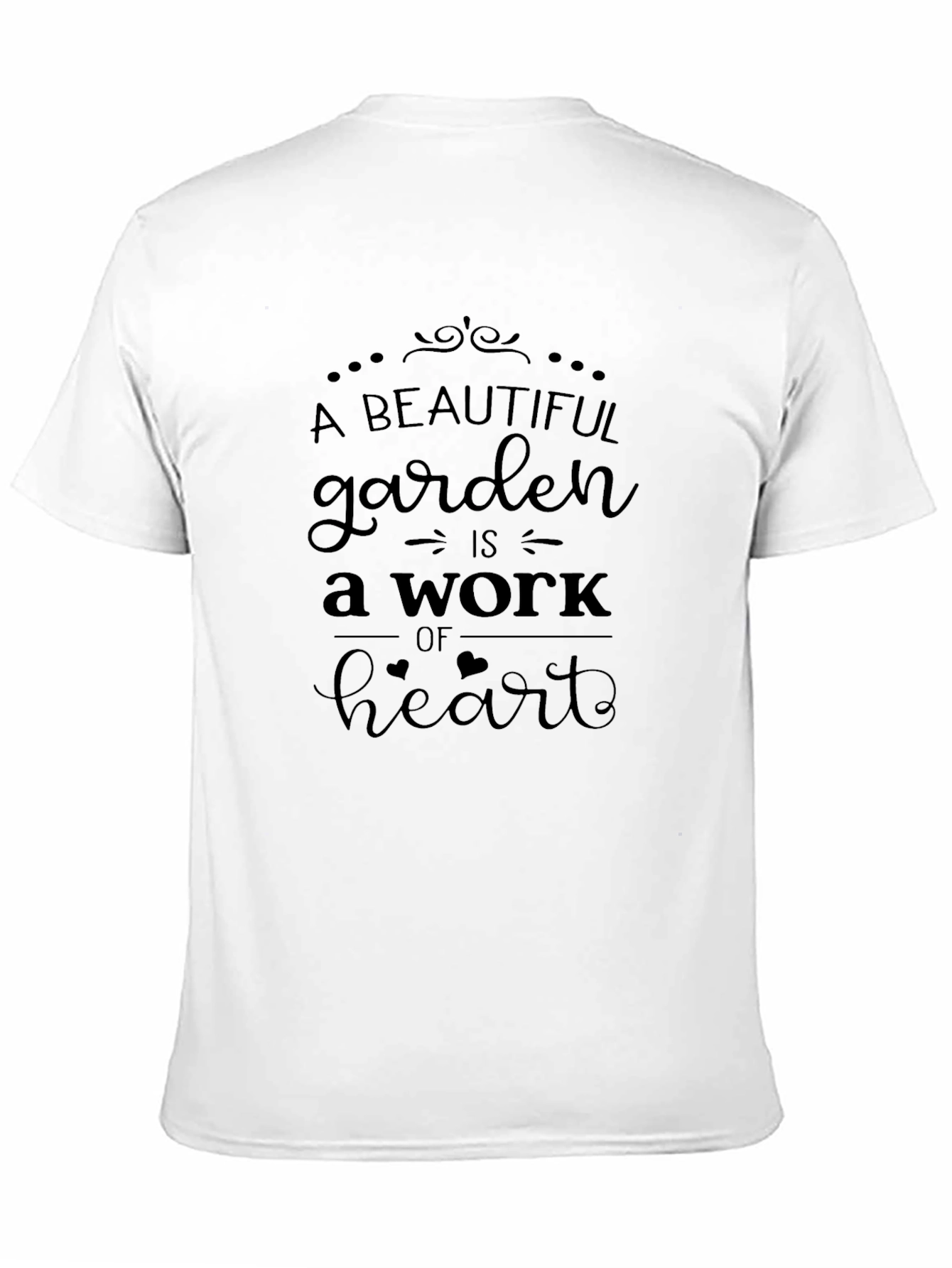 Beautiful Garden Heart Work Graphic Tee