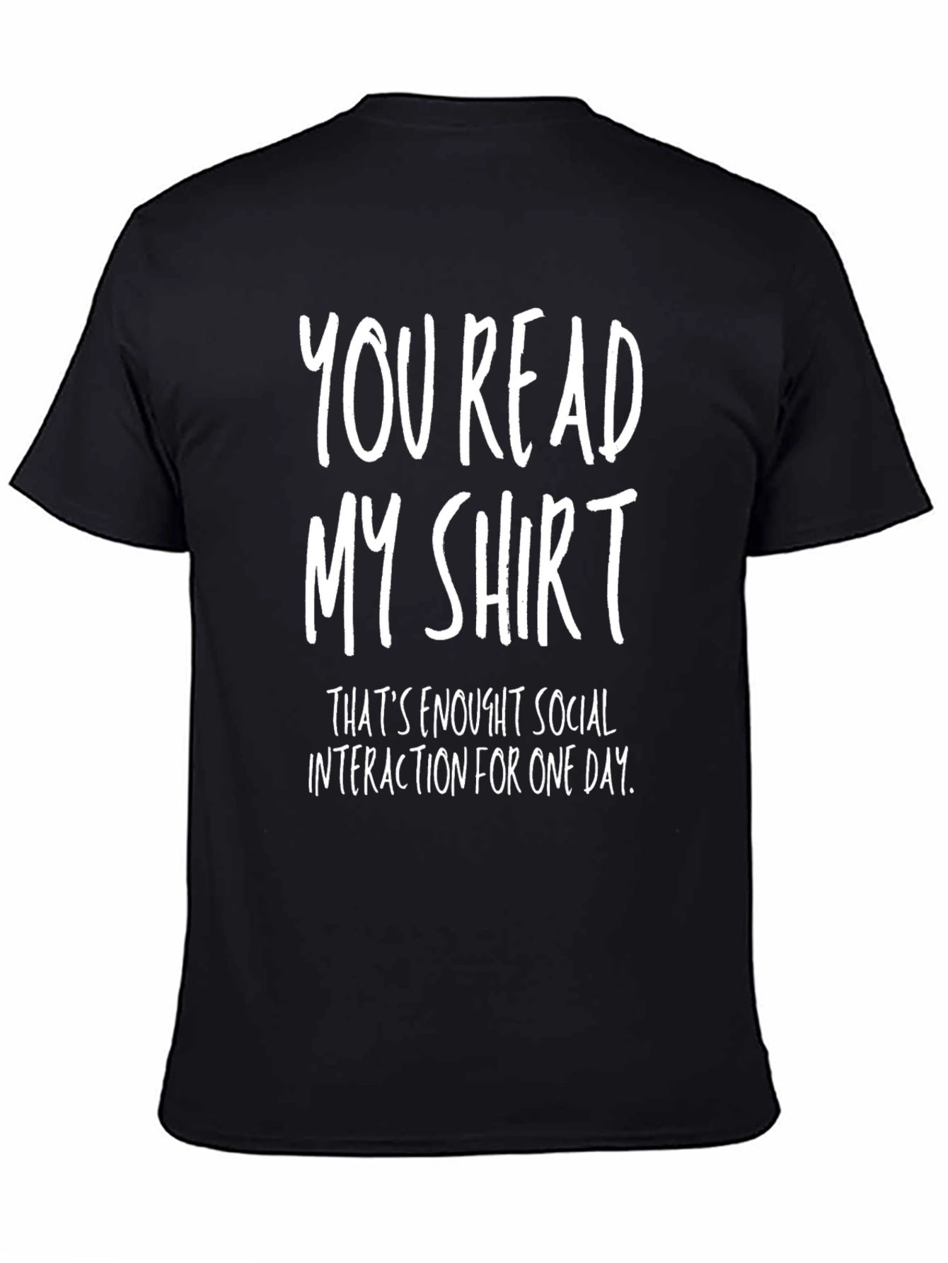 Funny Sarcastic T-Shirt - Introvert Social Interaction Tee