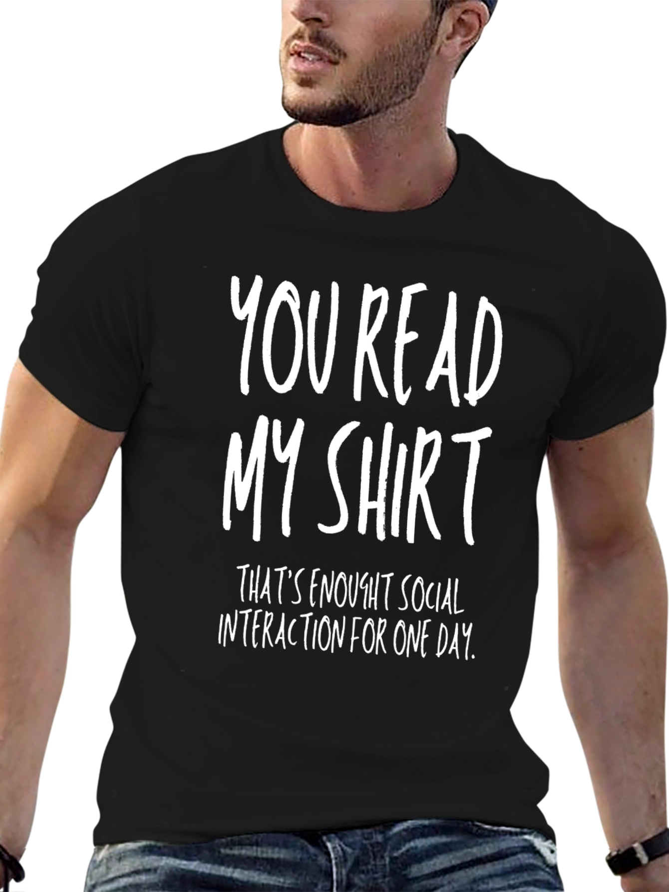 Funny Sarcastic T-Shirt - Introvert Social Interaction Tee