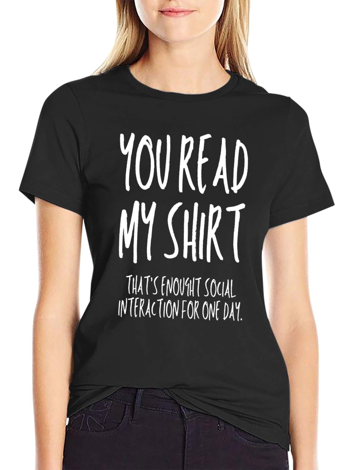 Funny Sarcastic T-Shirt - Introvert Social Interaction Tee