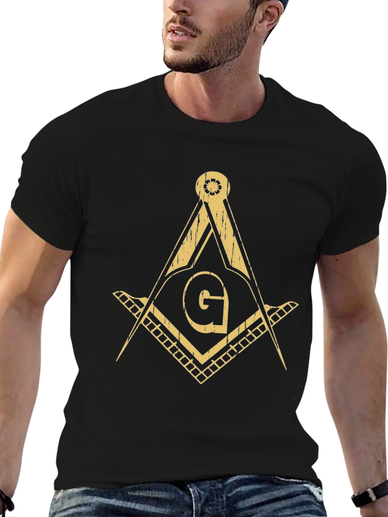 Masonic Square & Compasses Graphic T-Shirt