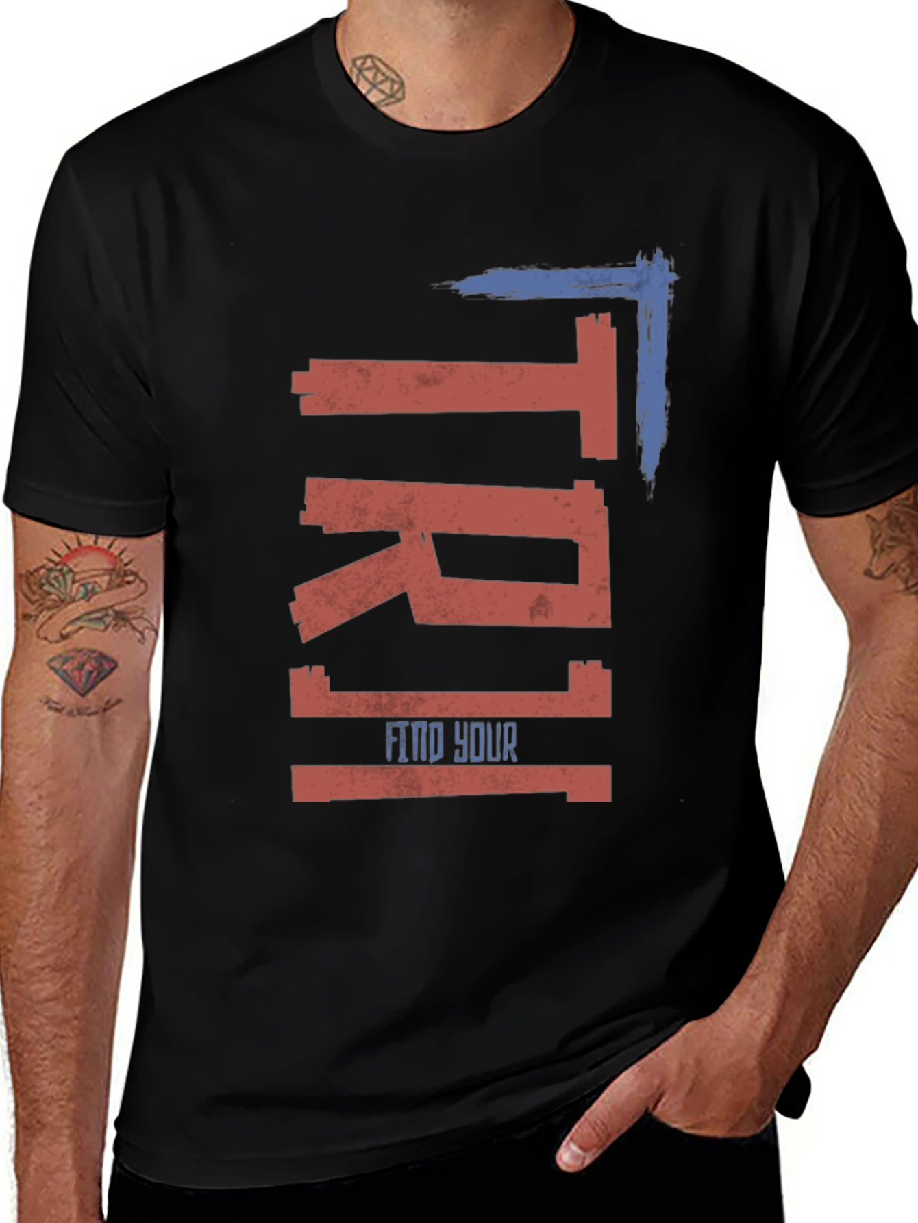 TRI1 Find Your T-Shirt - Stylish Graphic Tee