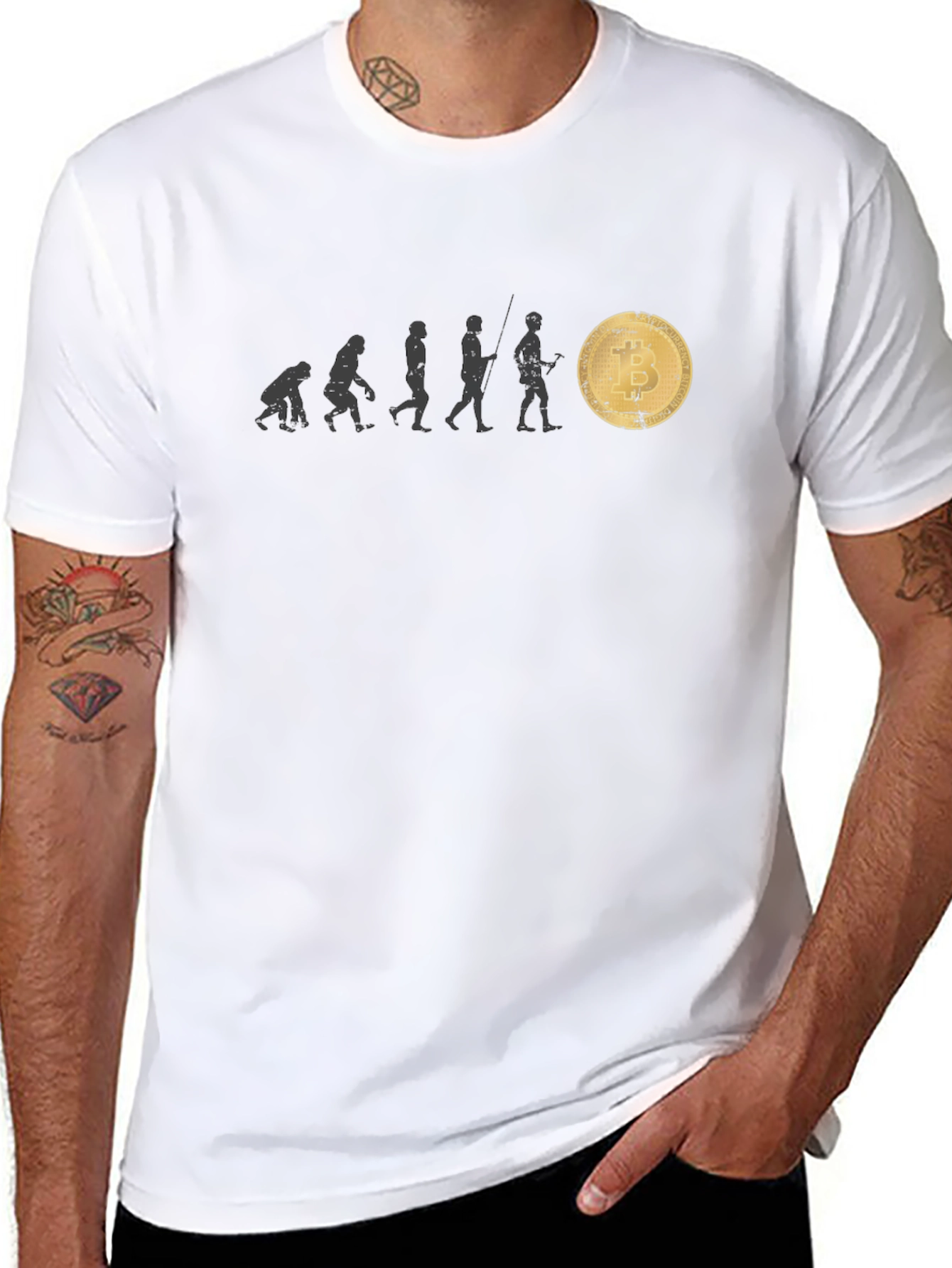 Bitcoin Evolution Graphic Tee