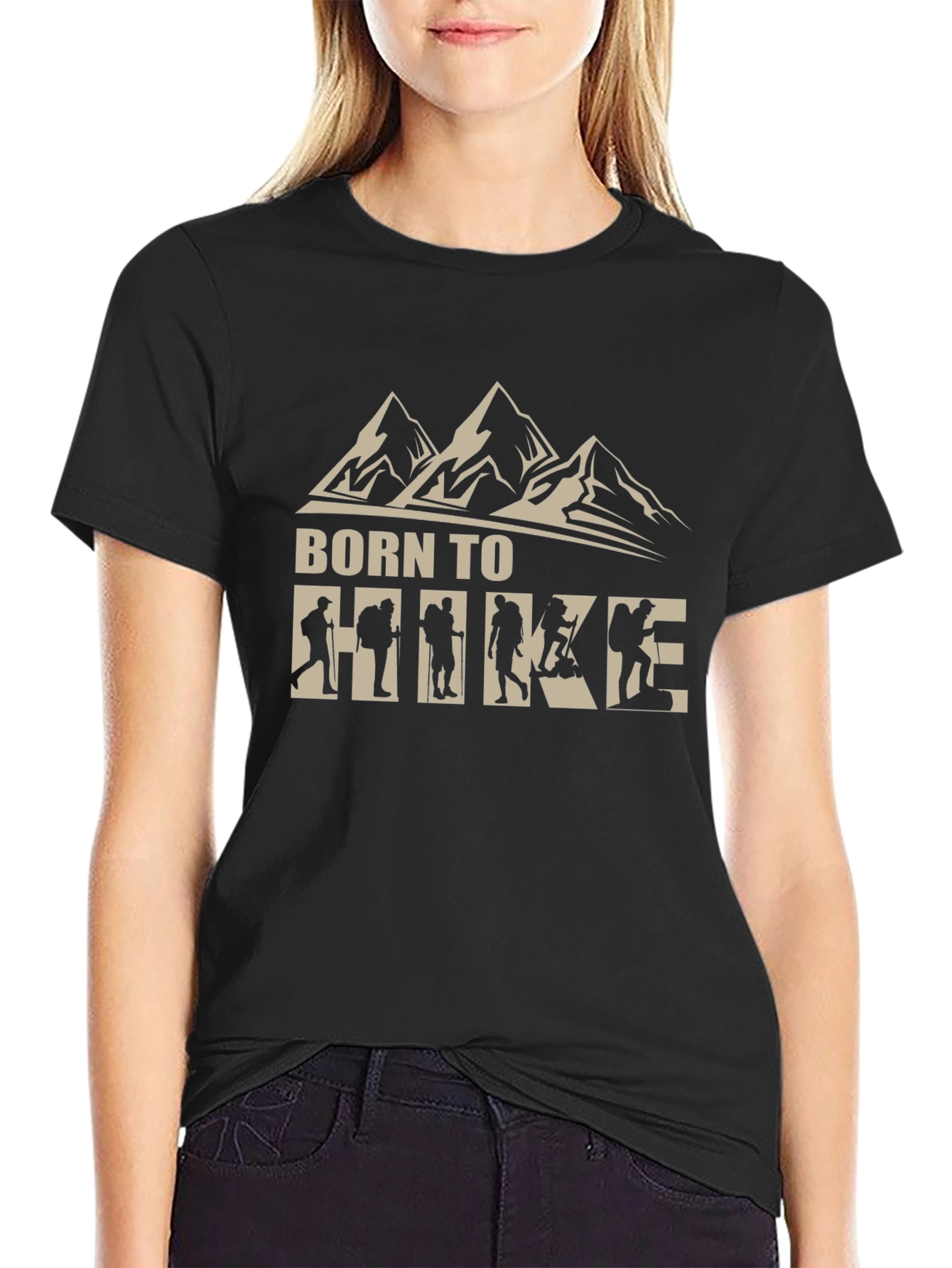Born to Hike Black T-Shirt