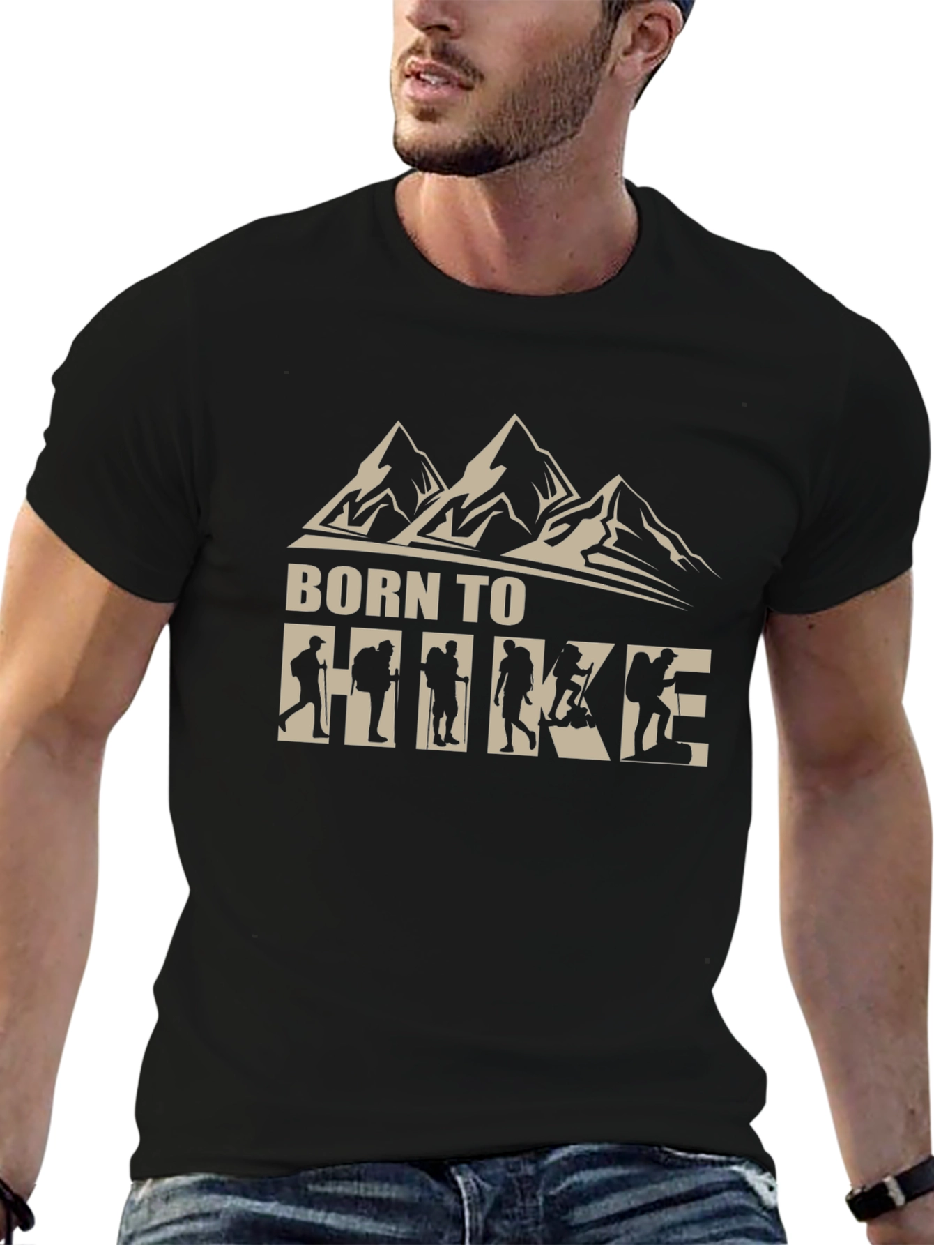 Born to Hike Black T-Shirt