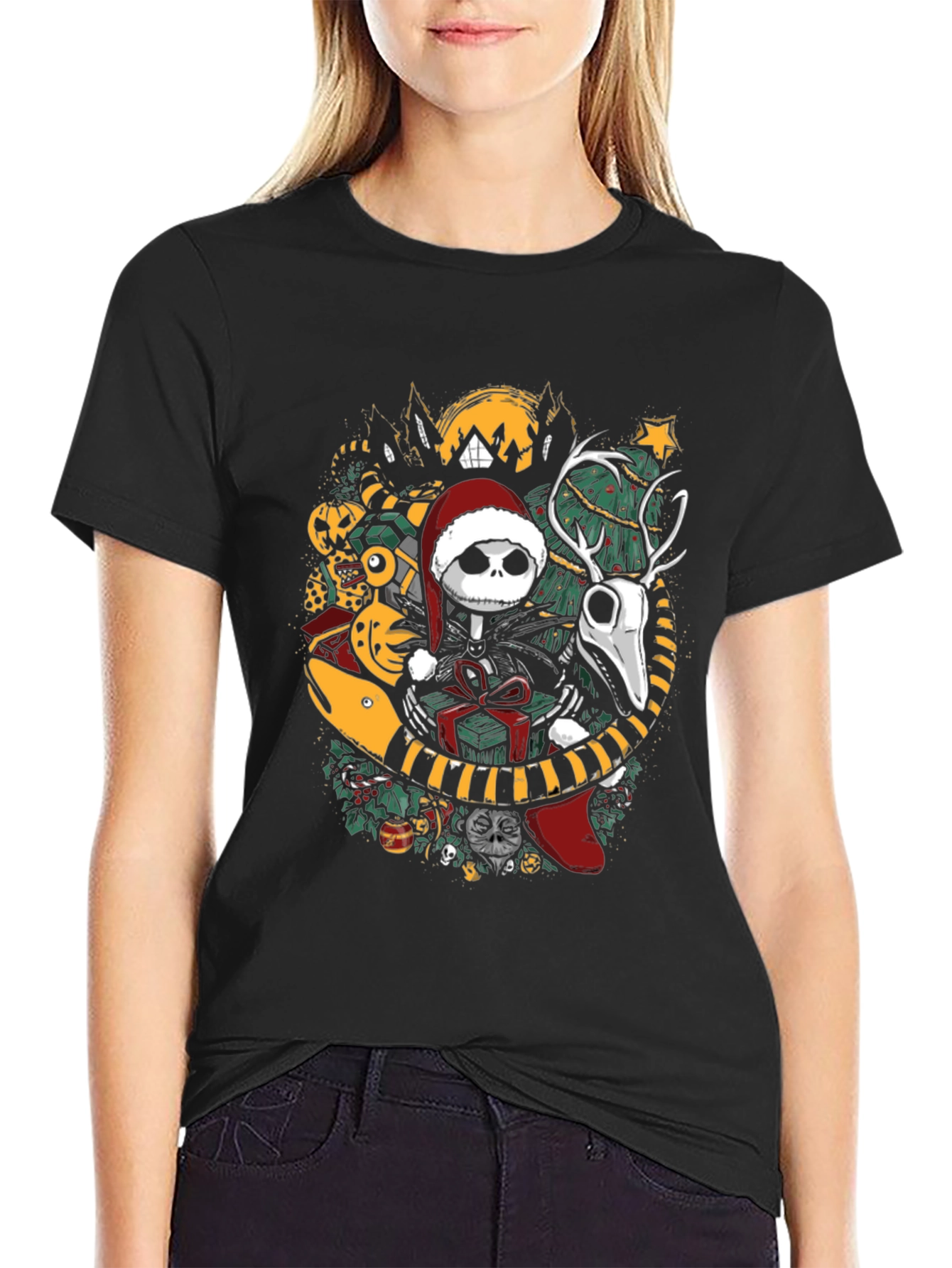 Nightmare Before Christmas Santa Jack T-Shirt