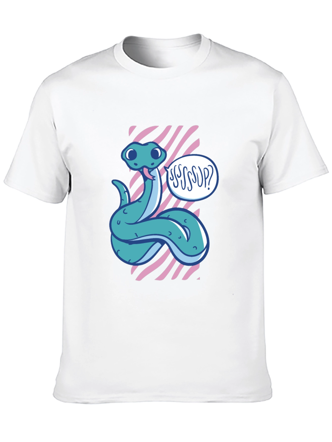 Ssssup Snake Graphic Tee - Cool & Quirky Design