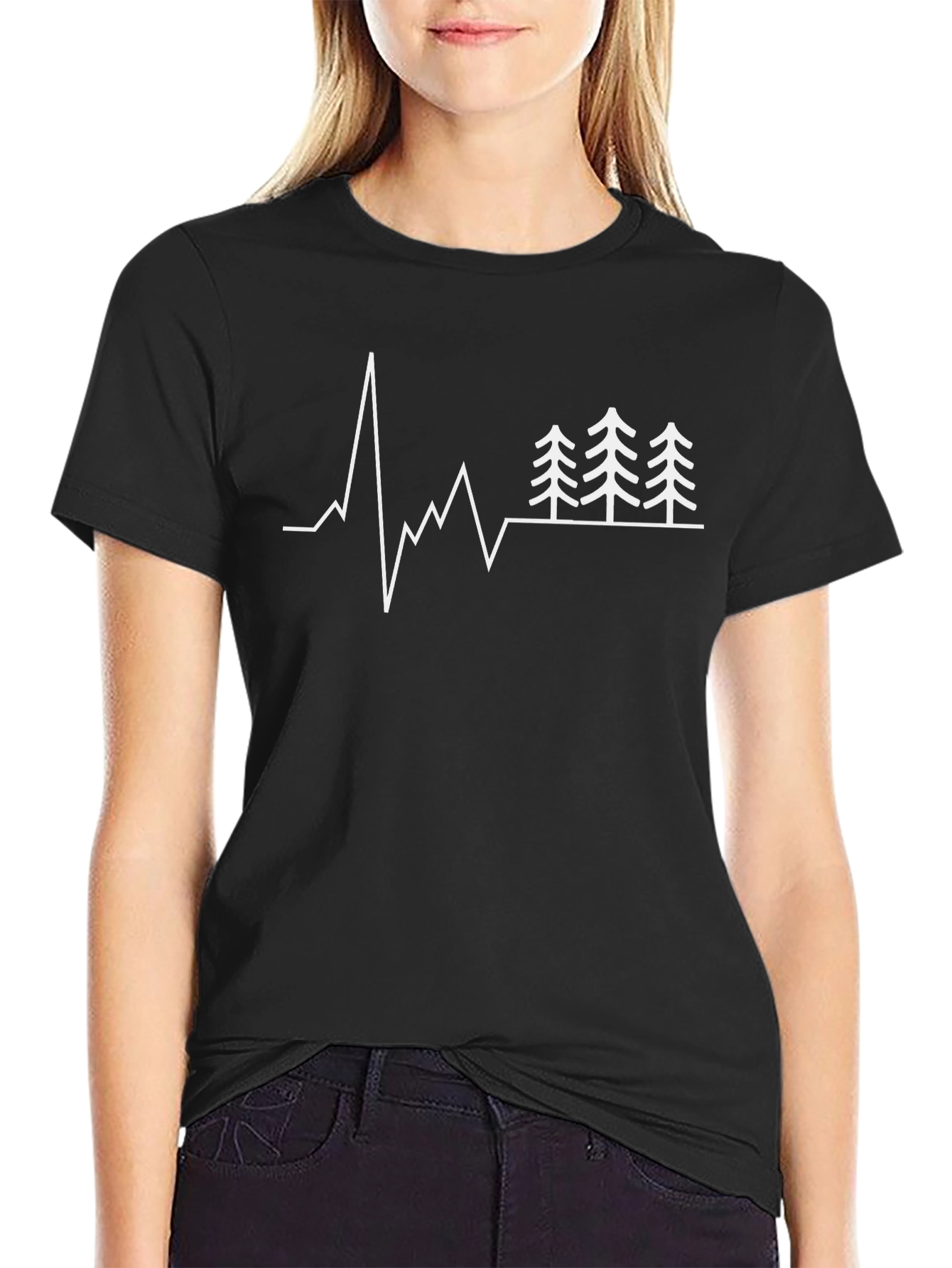 Mountain Heartbeat T-Shirt - Nature Lovers Tee