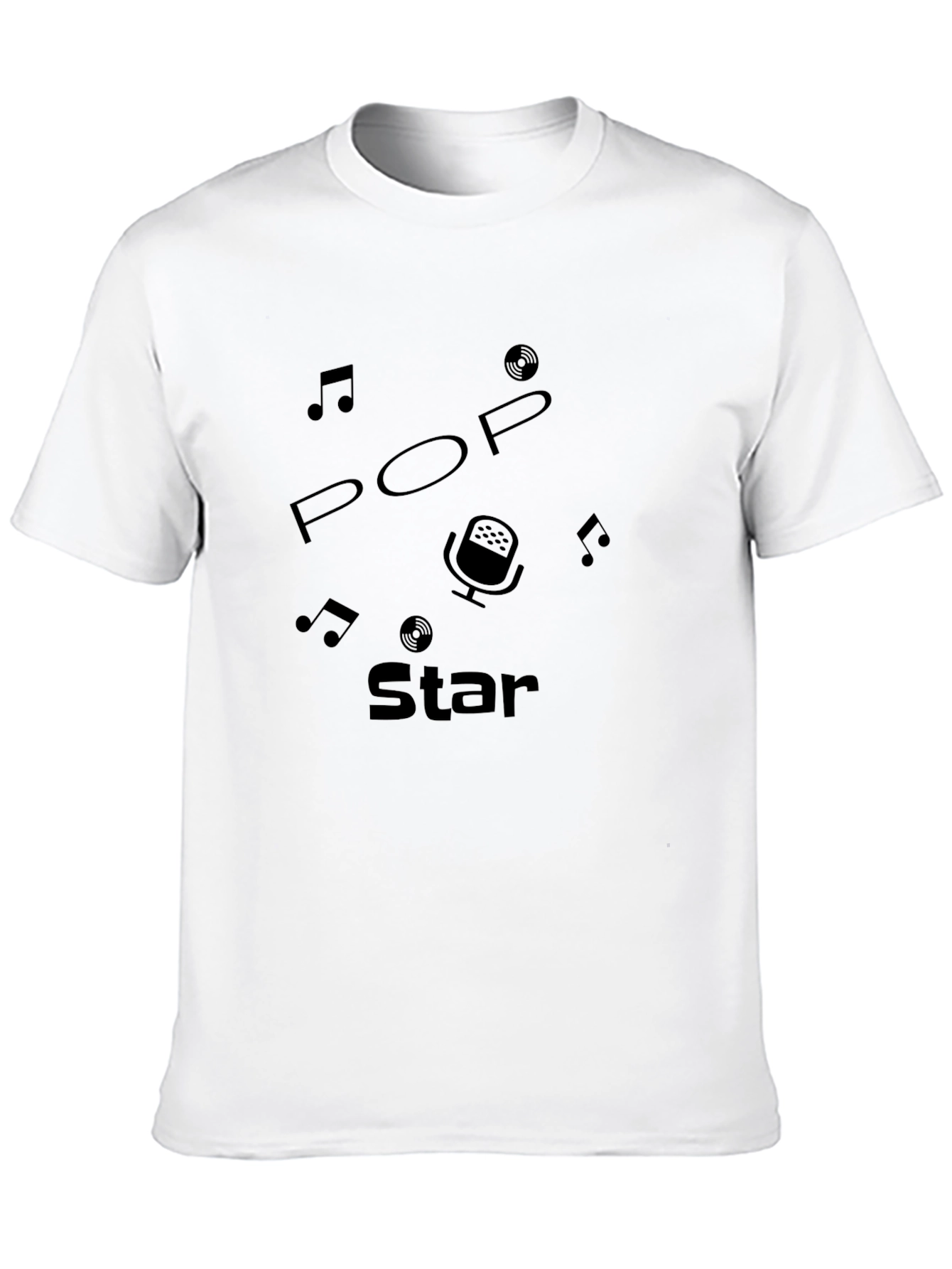 Pop Star Graphic Tee - Black T-Shirt