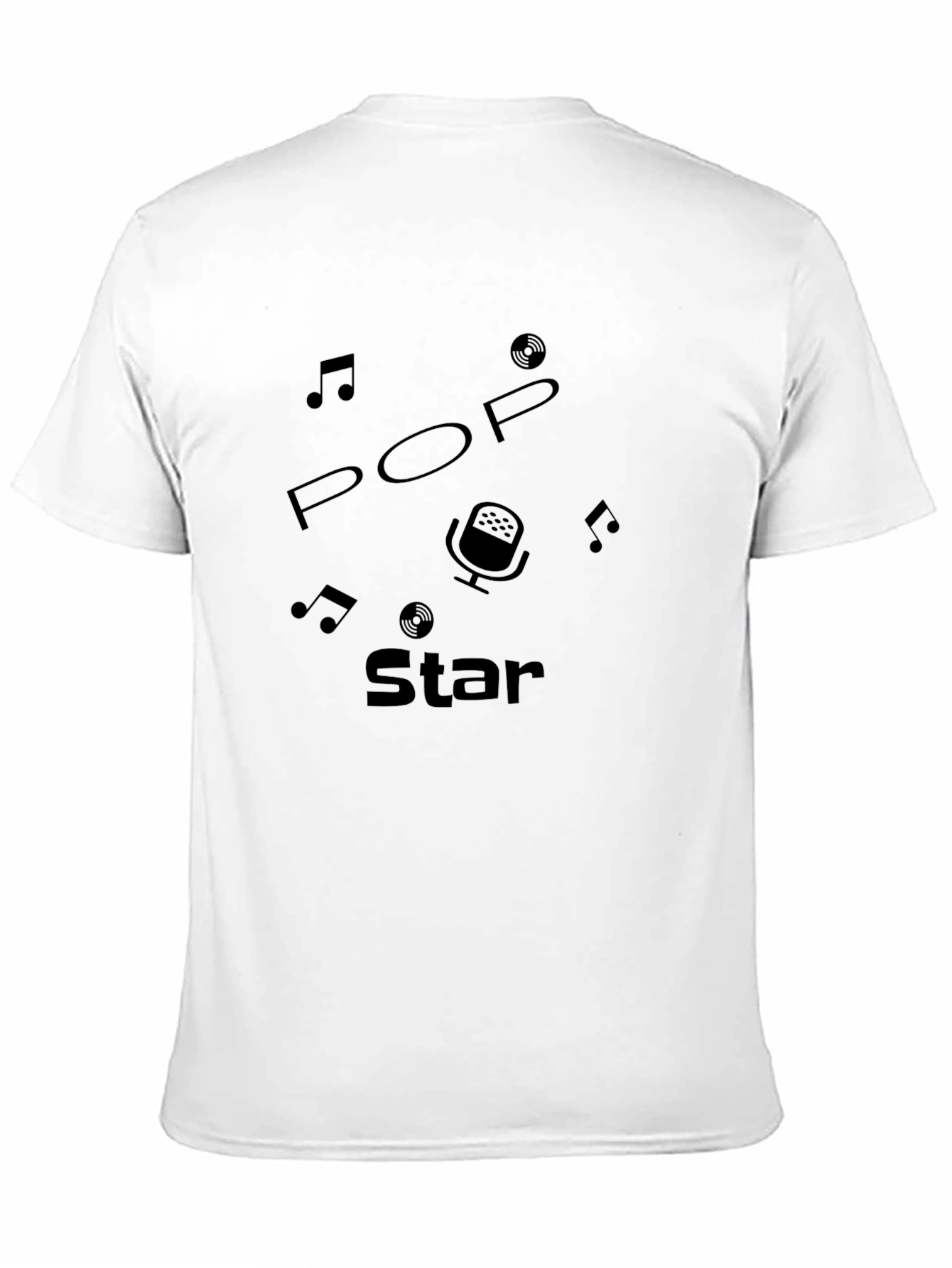 Pop Star Graphic Tee - Black T-Shirt
