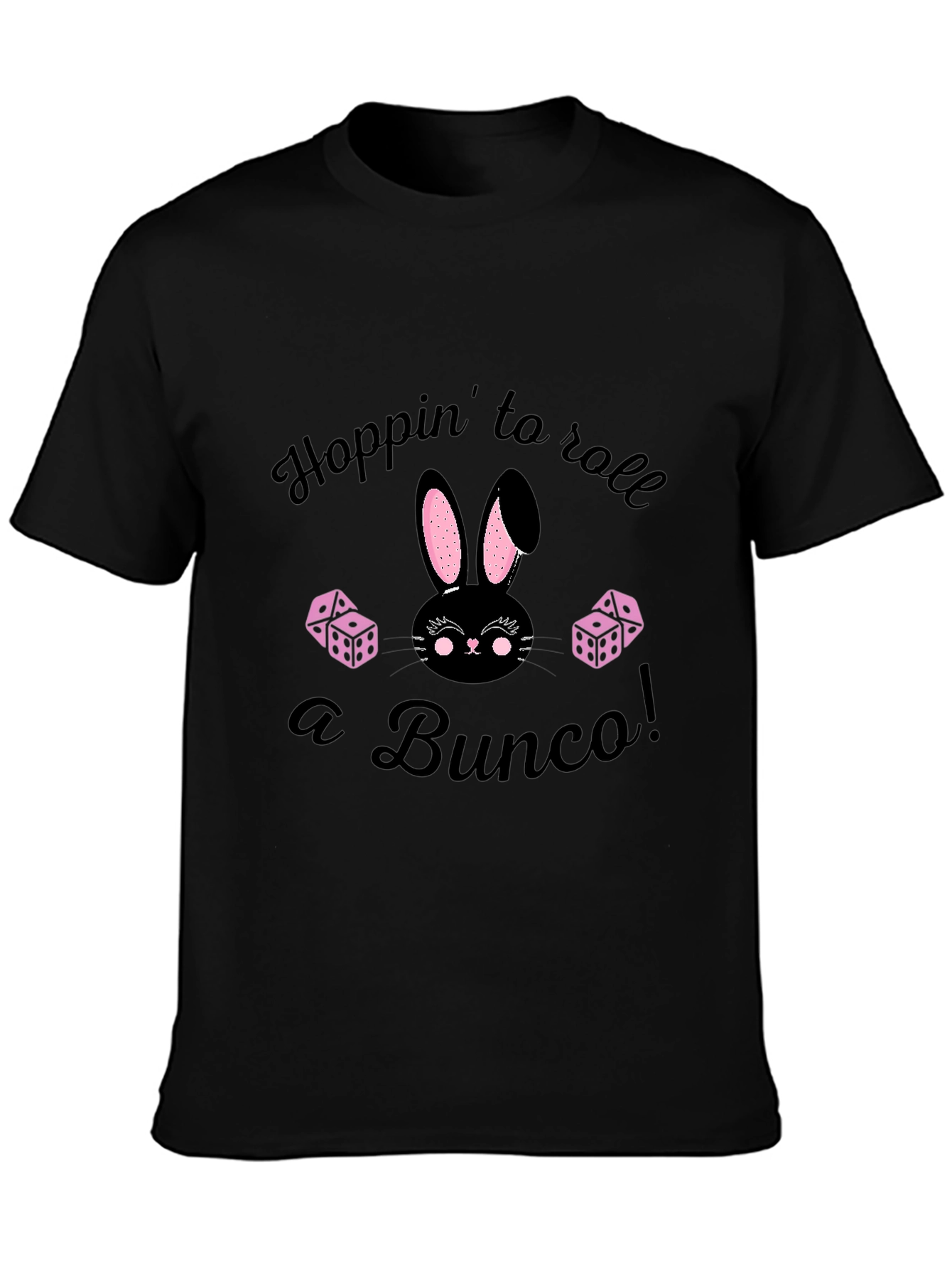 Bunco Bunny Graphic Tee - Hoppin to Roll!