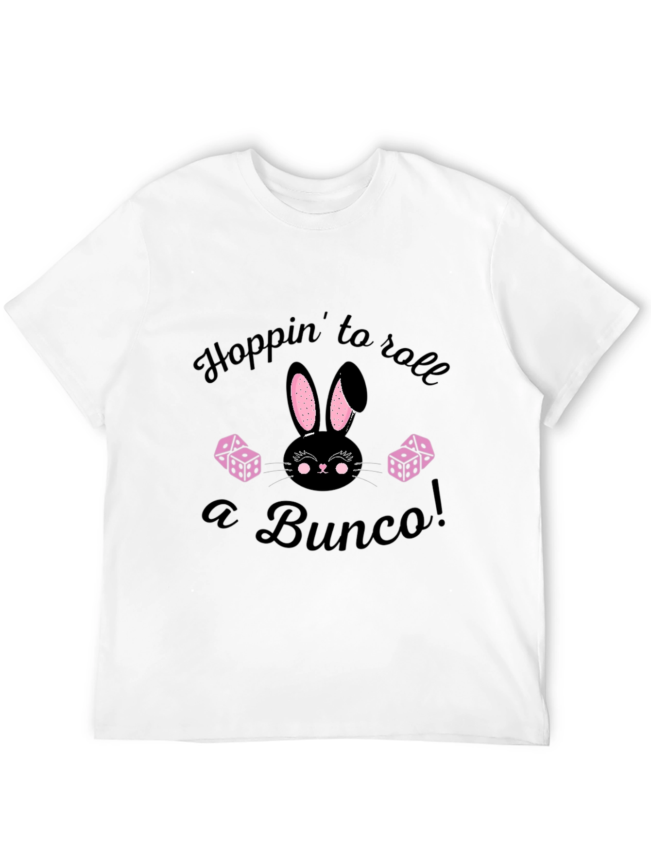 Bunco Bunny Graphic Tee - Hoppin to Roll!