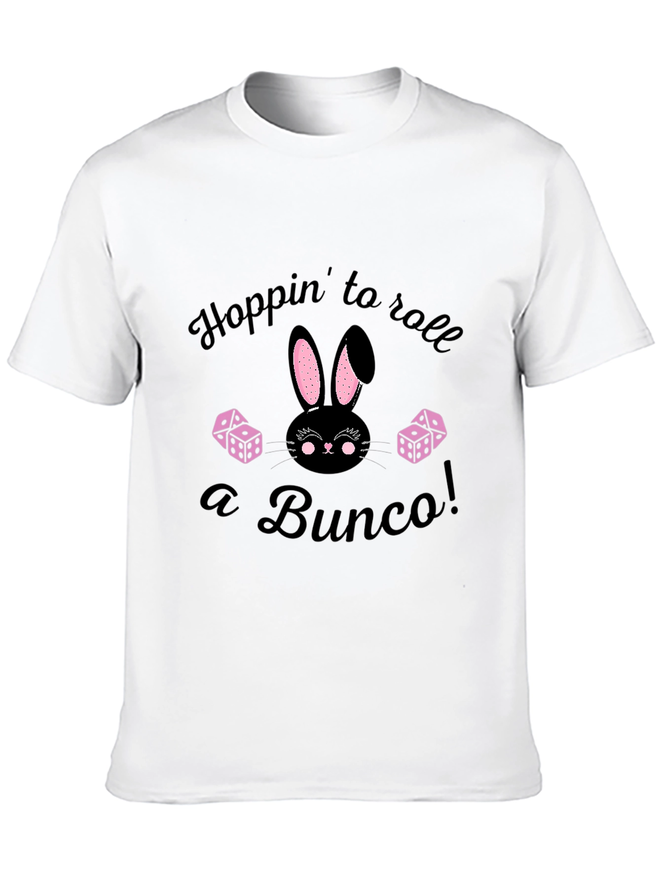 Bunco Bunny Graphic Tee - Hoppin to Roll!