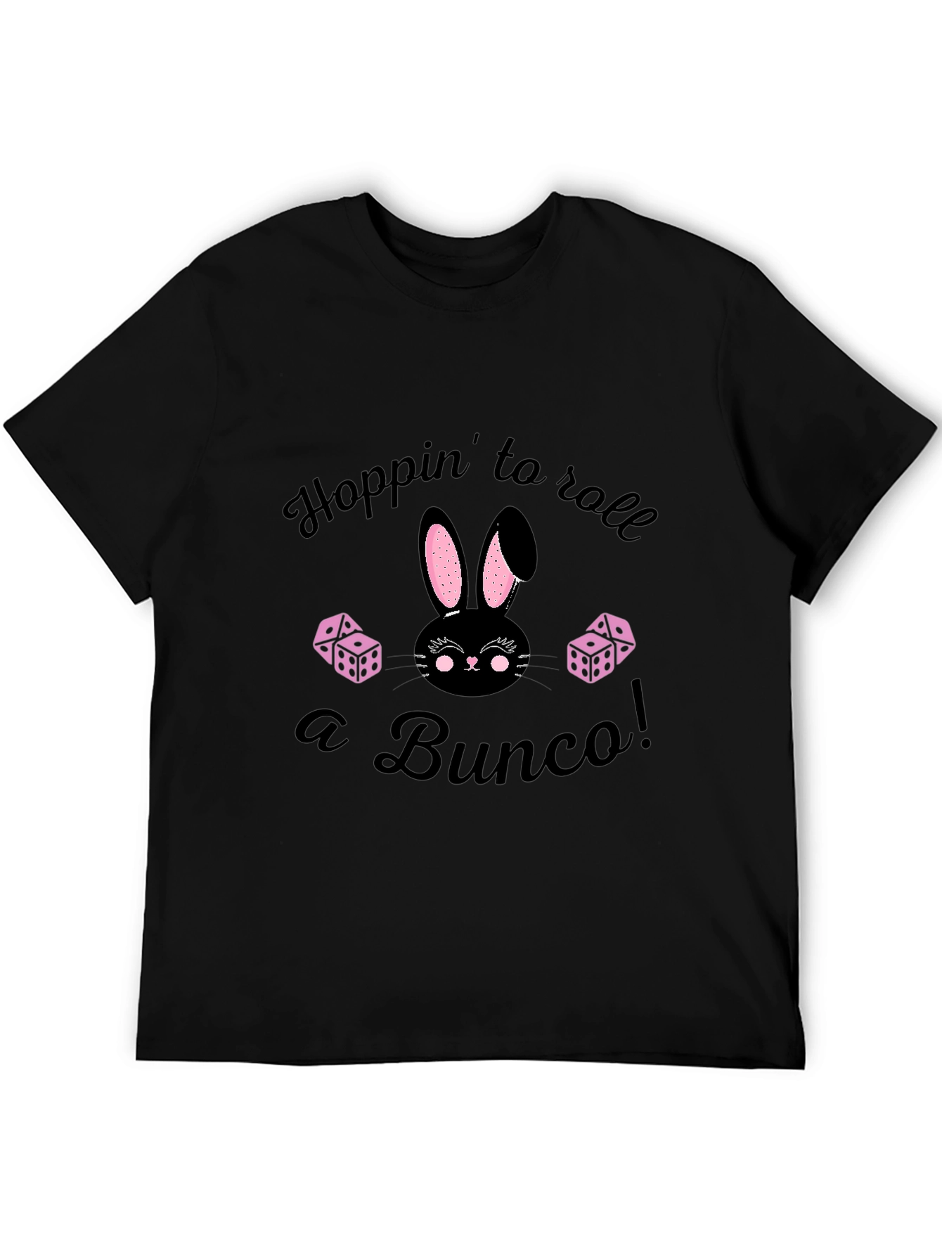 Bunco Bunny Graphic Tee - Hoppin to Roll!