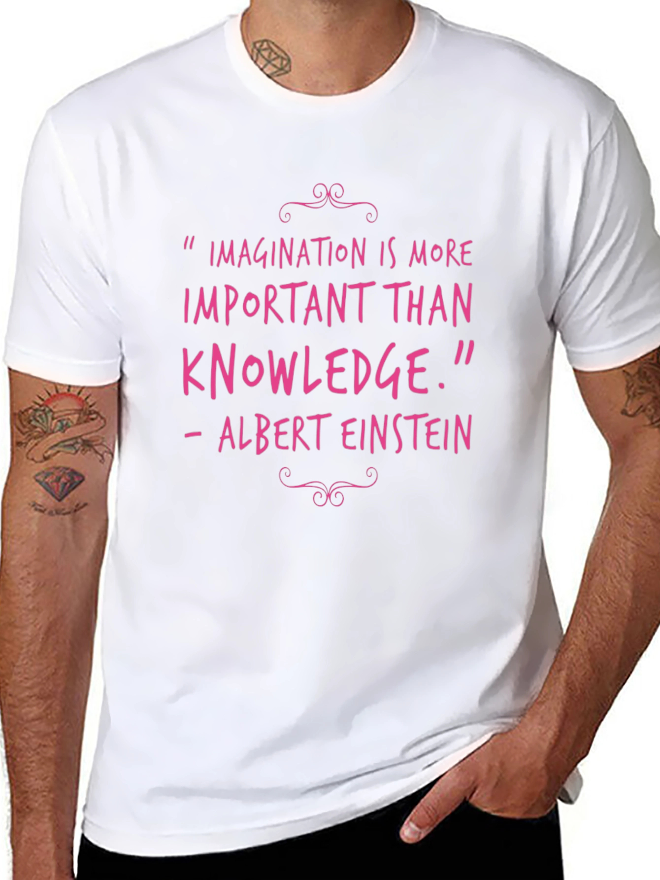 Einstein Imagination T-Shirt - Soft Black Tee