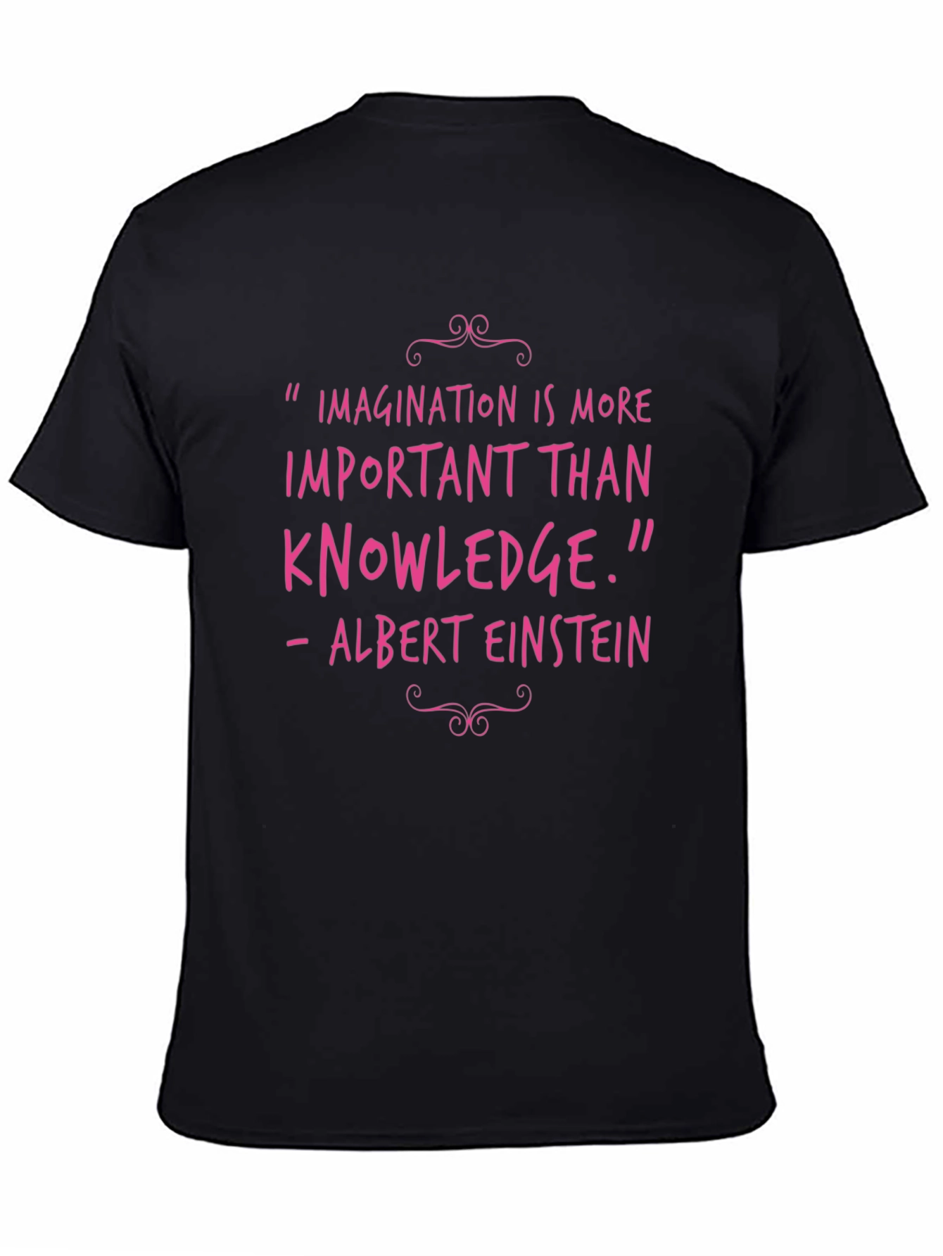 Einstein Imagination T-Shirt - Soft Black Tee