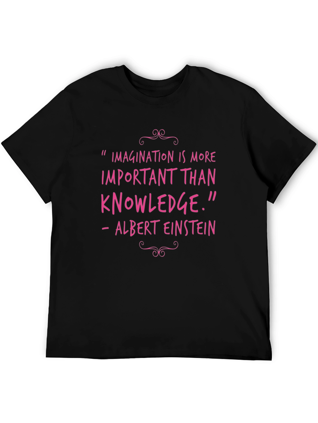 Einstein Imagination T-Shirt - Soft Black Tee