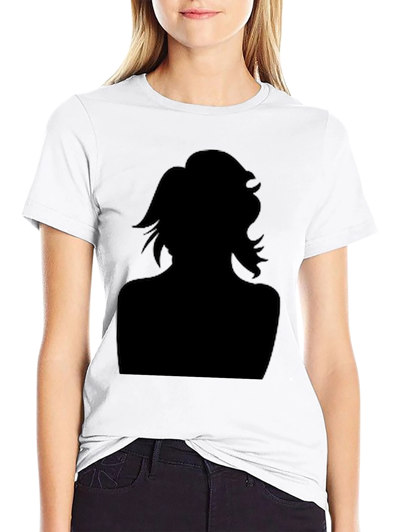 Silhouette Graphic Black T-Shirt