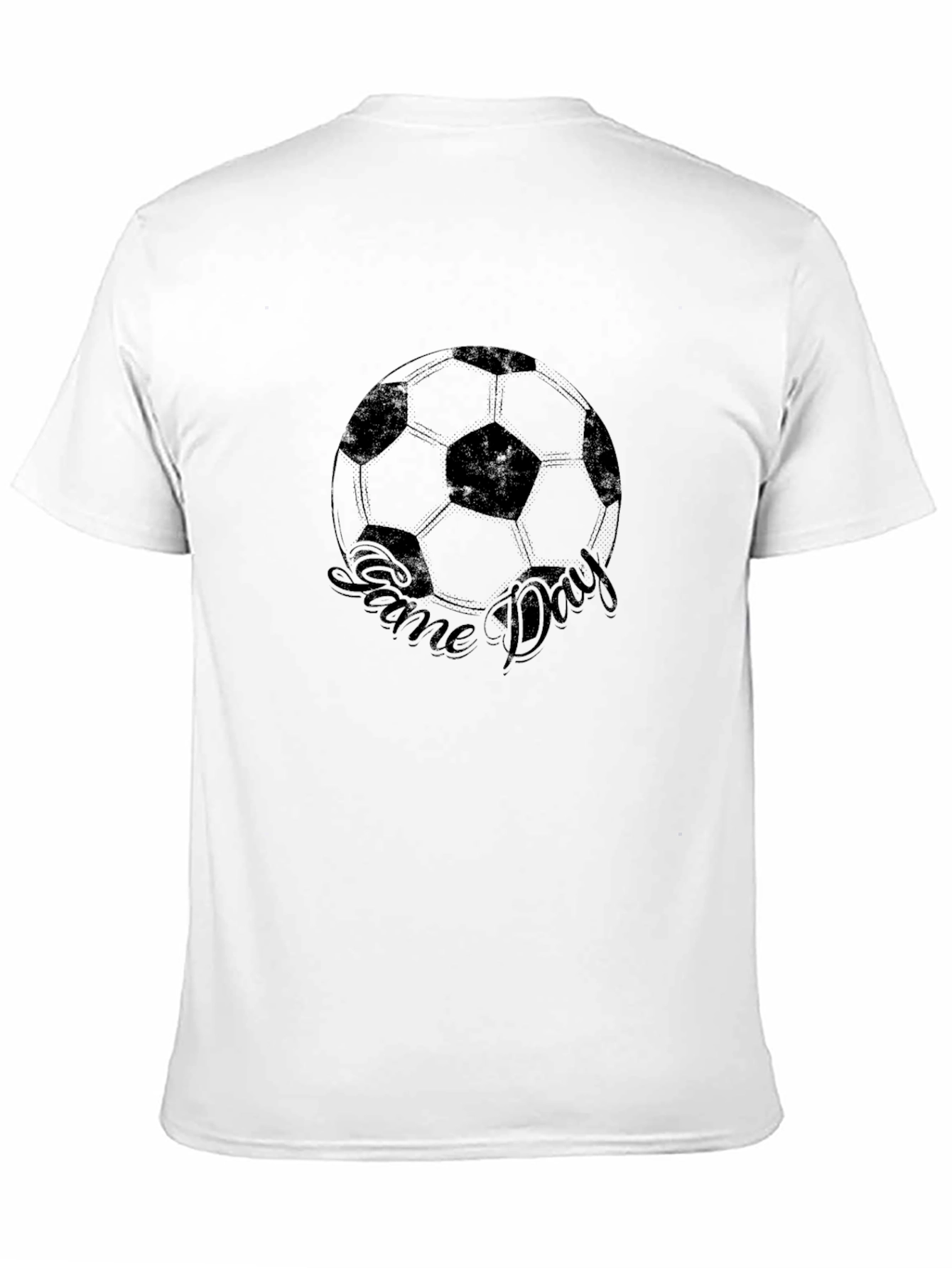 Game Day Soccer T-Shirt - Black Cotton Tee