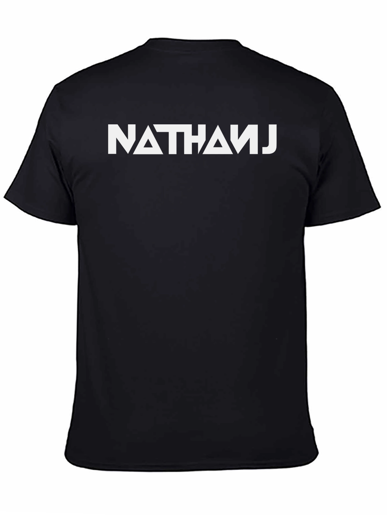 Bold NATHAN T-Shirt - Modern Black Tee
