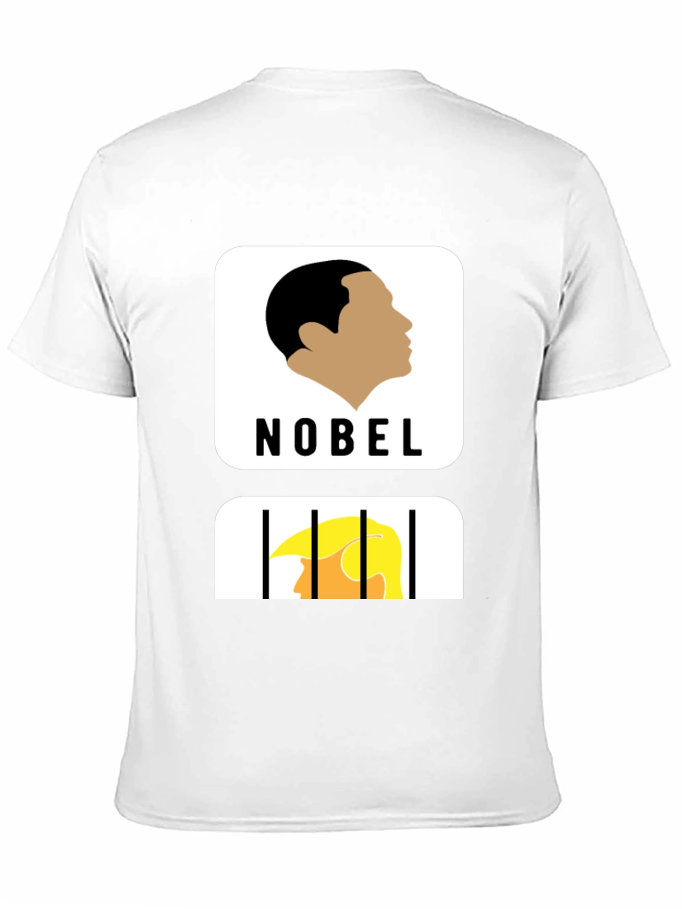 Political Humor T-Shirt: Nobel Winner vs. Jail