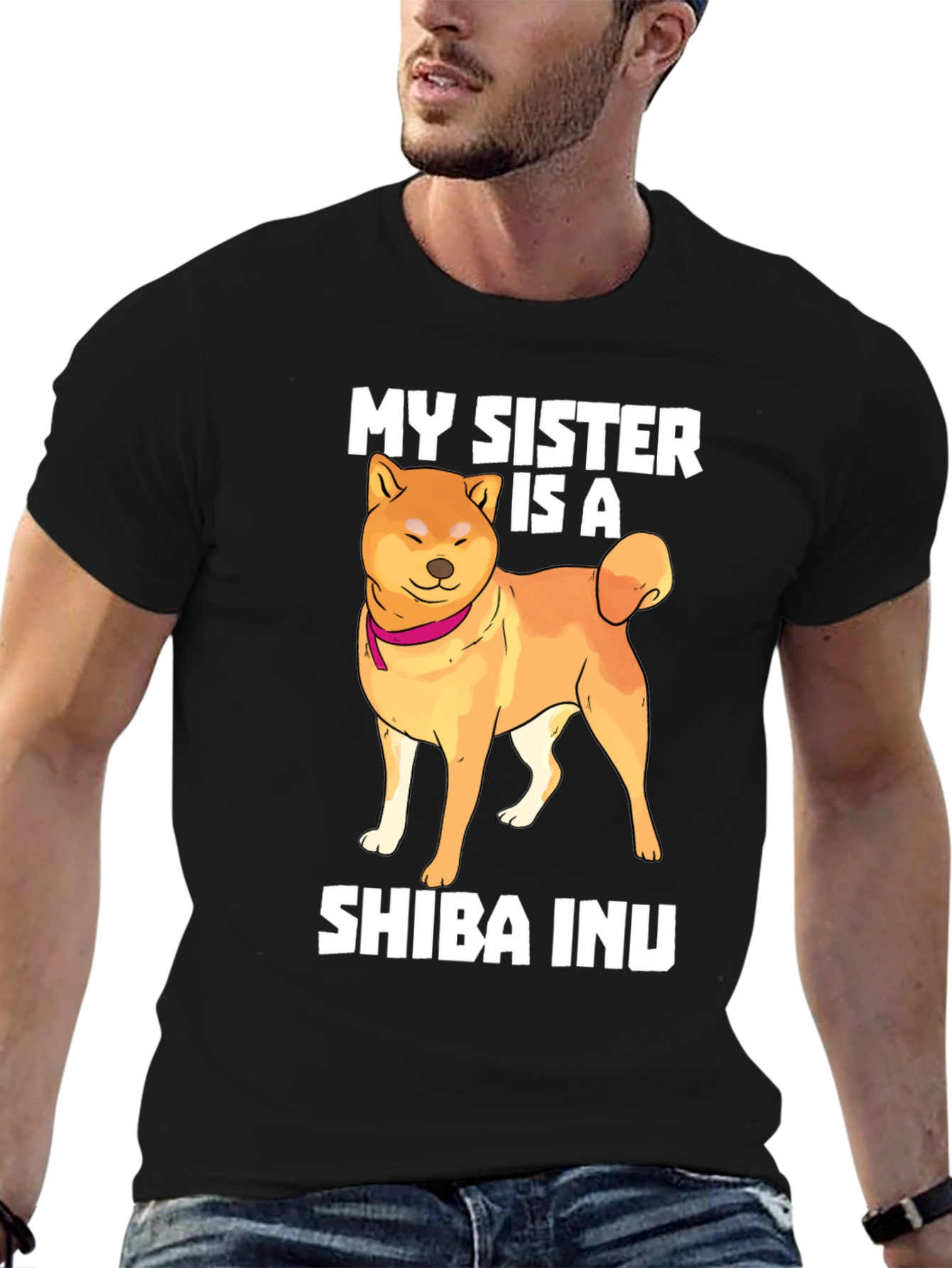 My Sister is a Shiba Inu T-Shirt