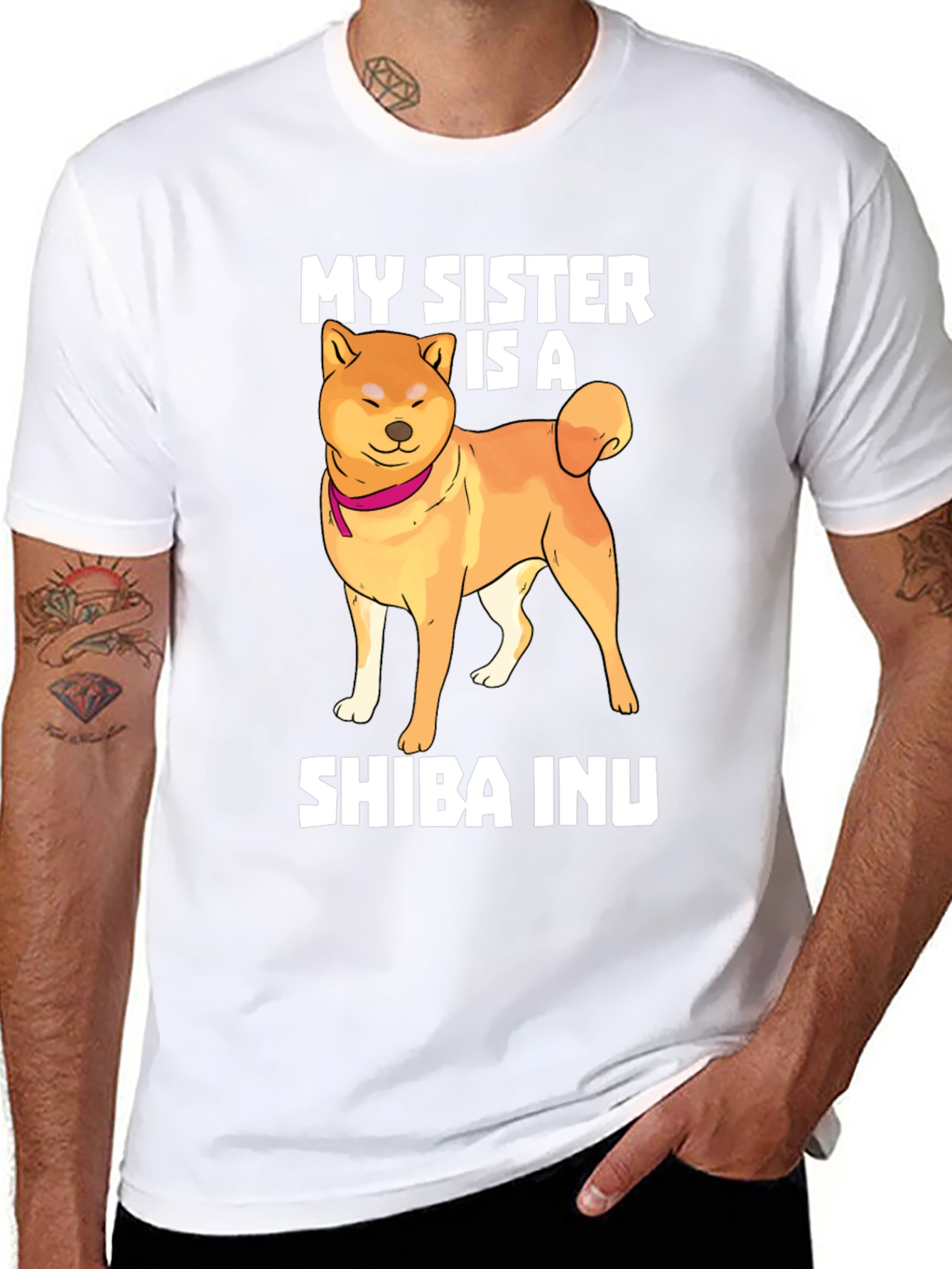 My Sister is a Shiba Inu T-Shirt