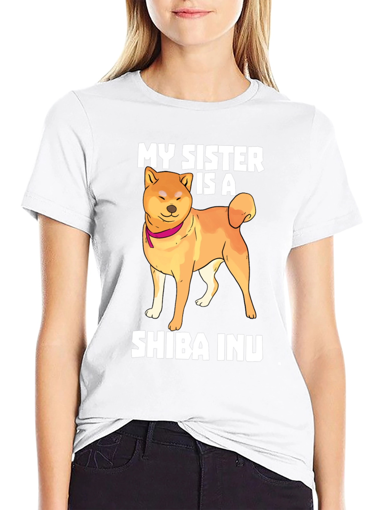 My Sister is a Shiba Inu T-Shirt