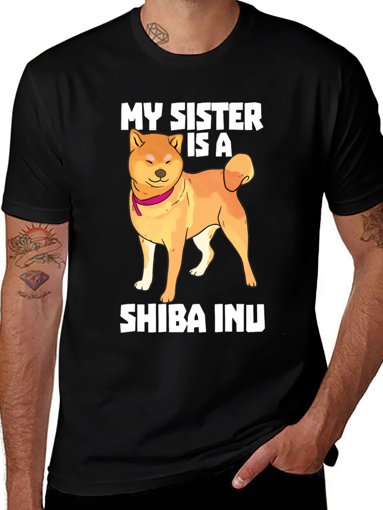 My Sister is a Shiba Inu T-Shirt