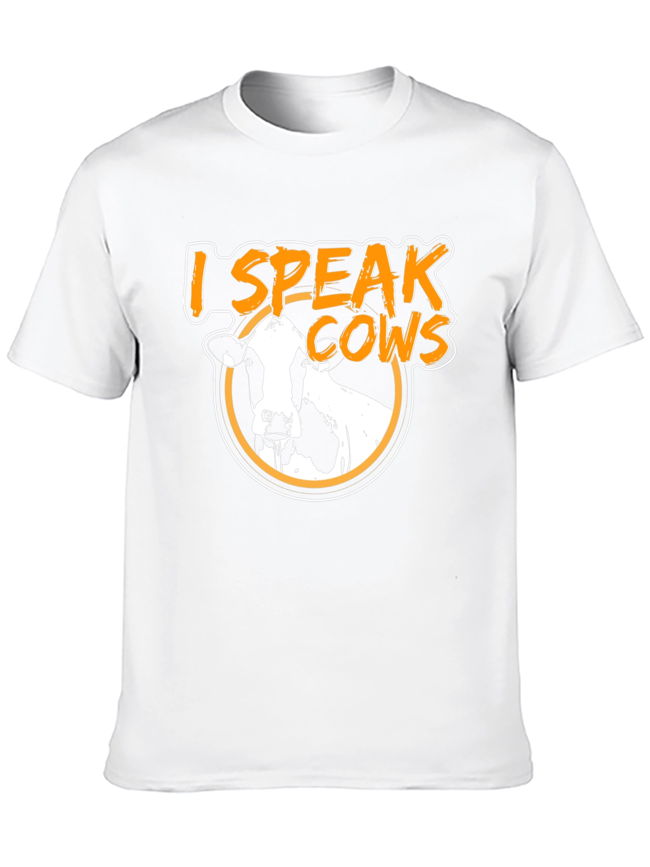 I Speak Cows Graphic Tee - Black T-Shirt