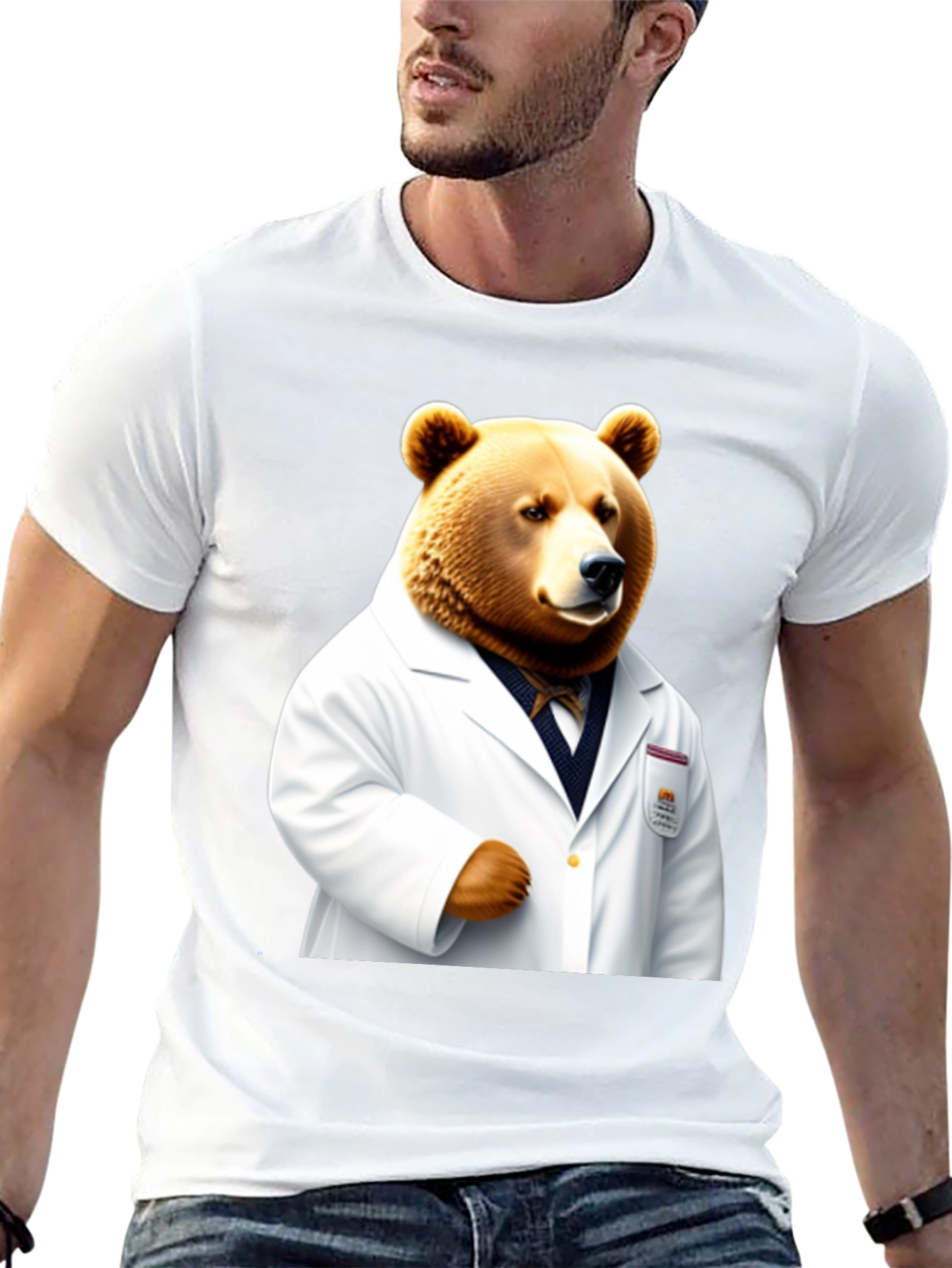 Bear Doctor T-Shirt - Novelty Animal Tee