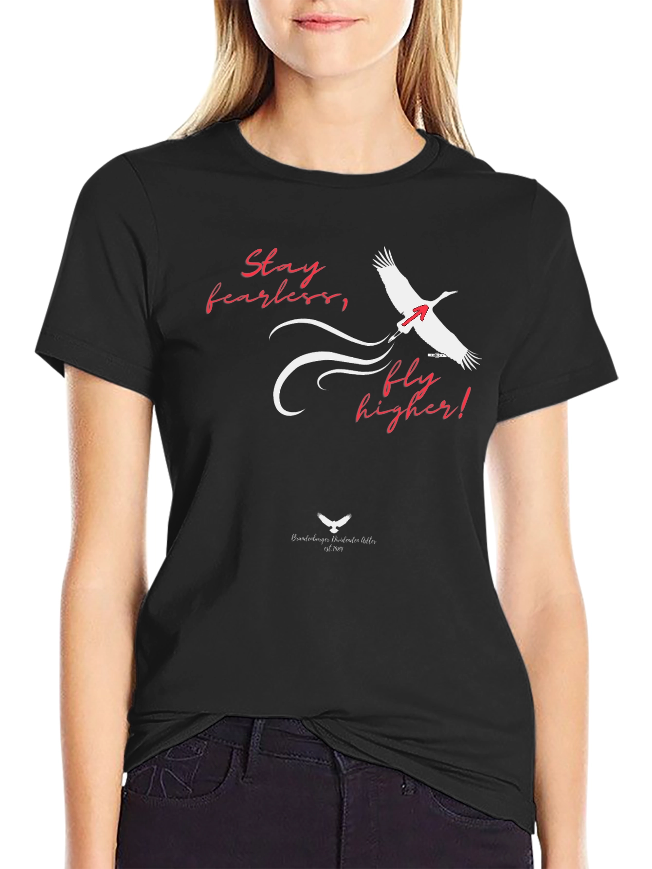 Stay Fearless Fly Higher Graphic Tee