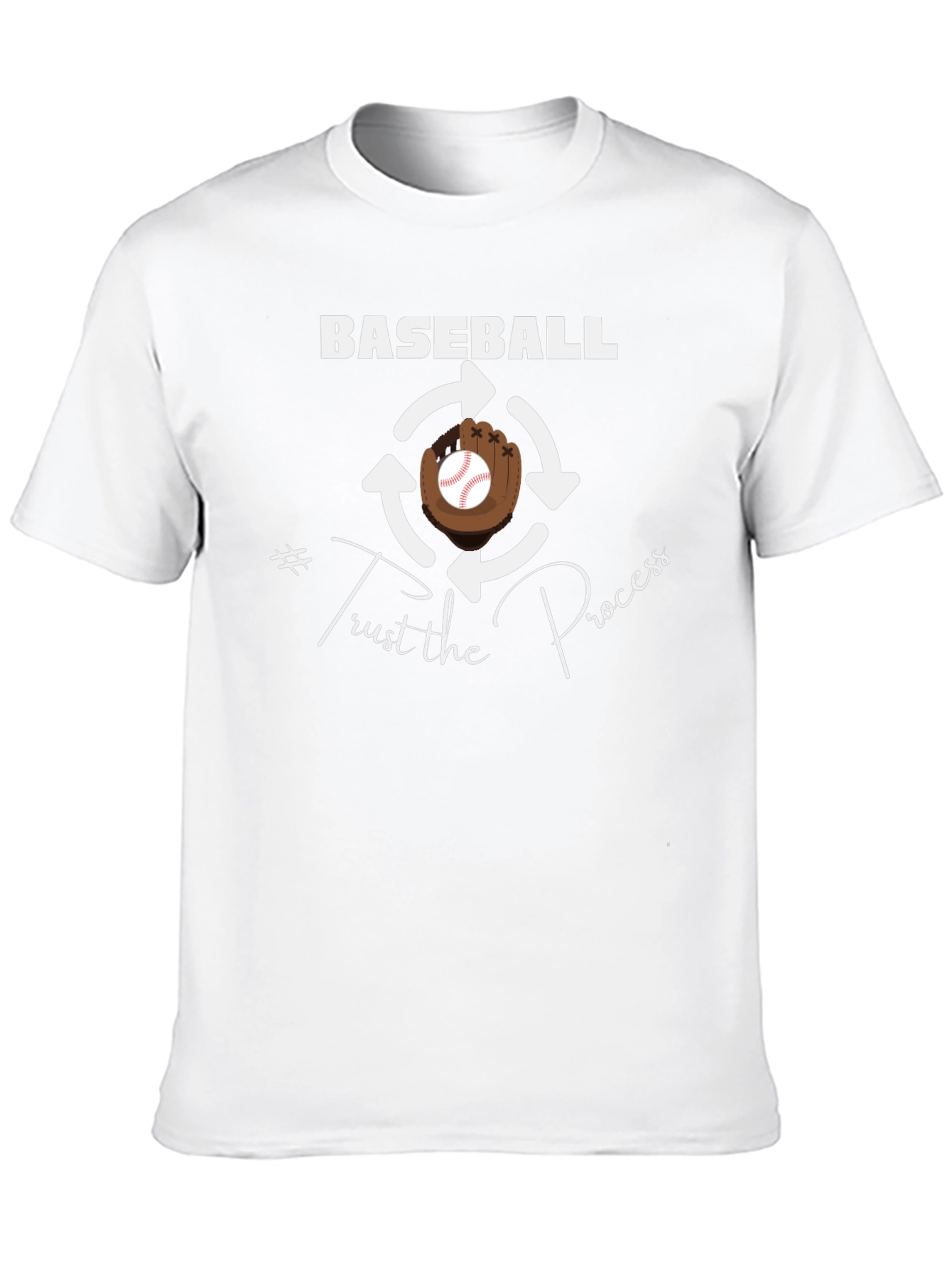 Baseball Trust the Process T-Shirt