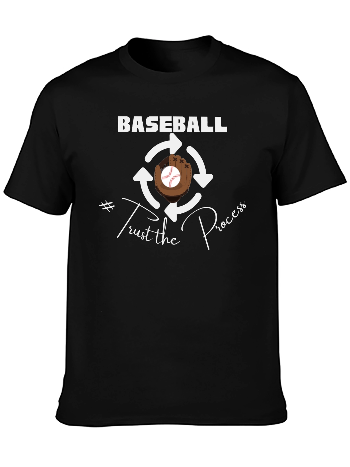 Baseball Trust the Process T-Shirt