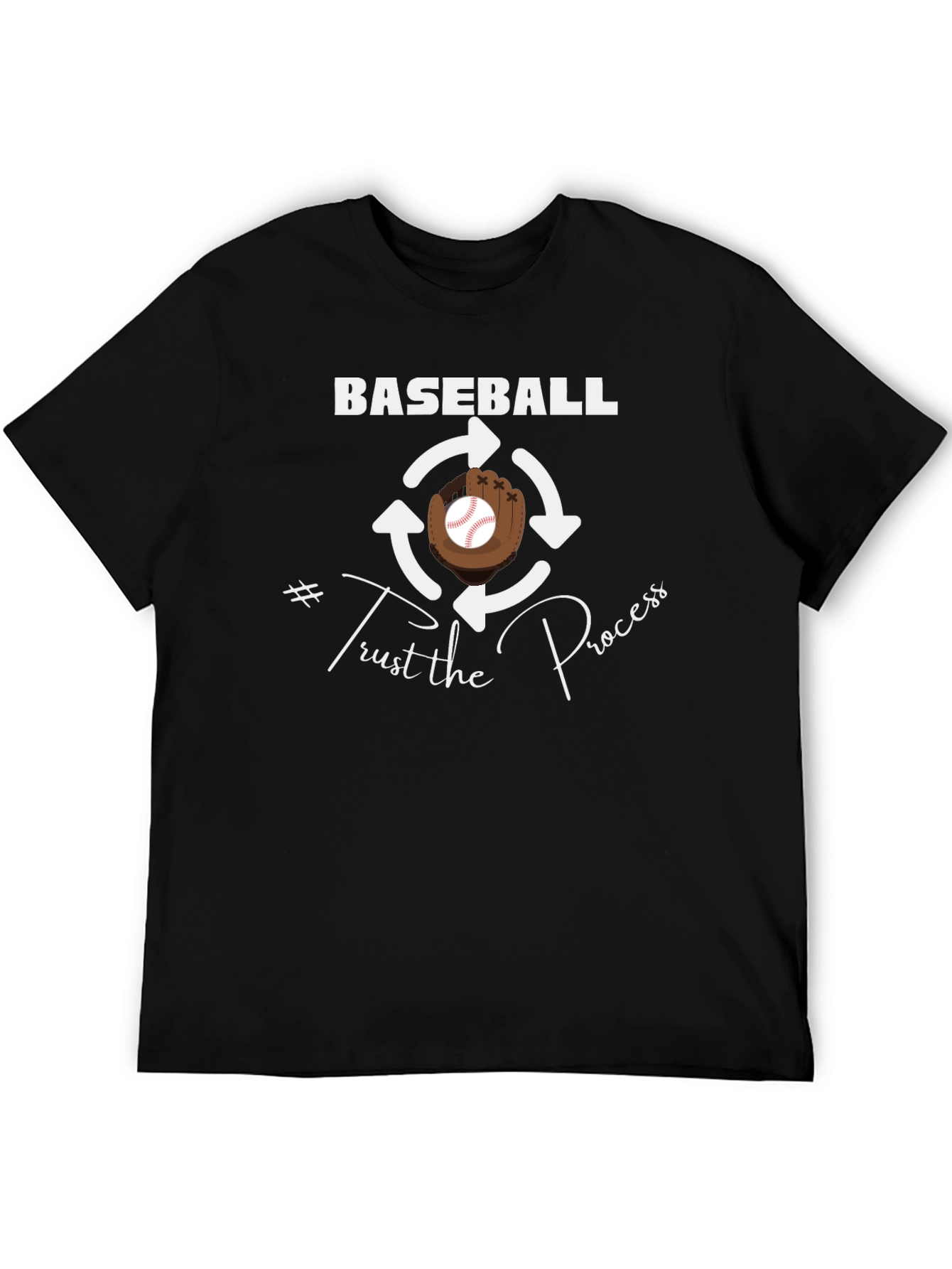 Baseball Trust the Process T-Shirt