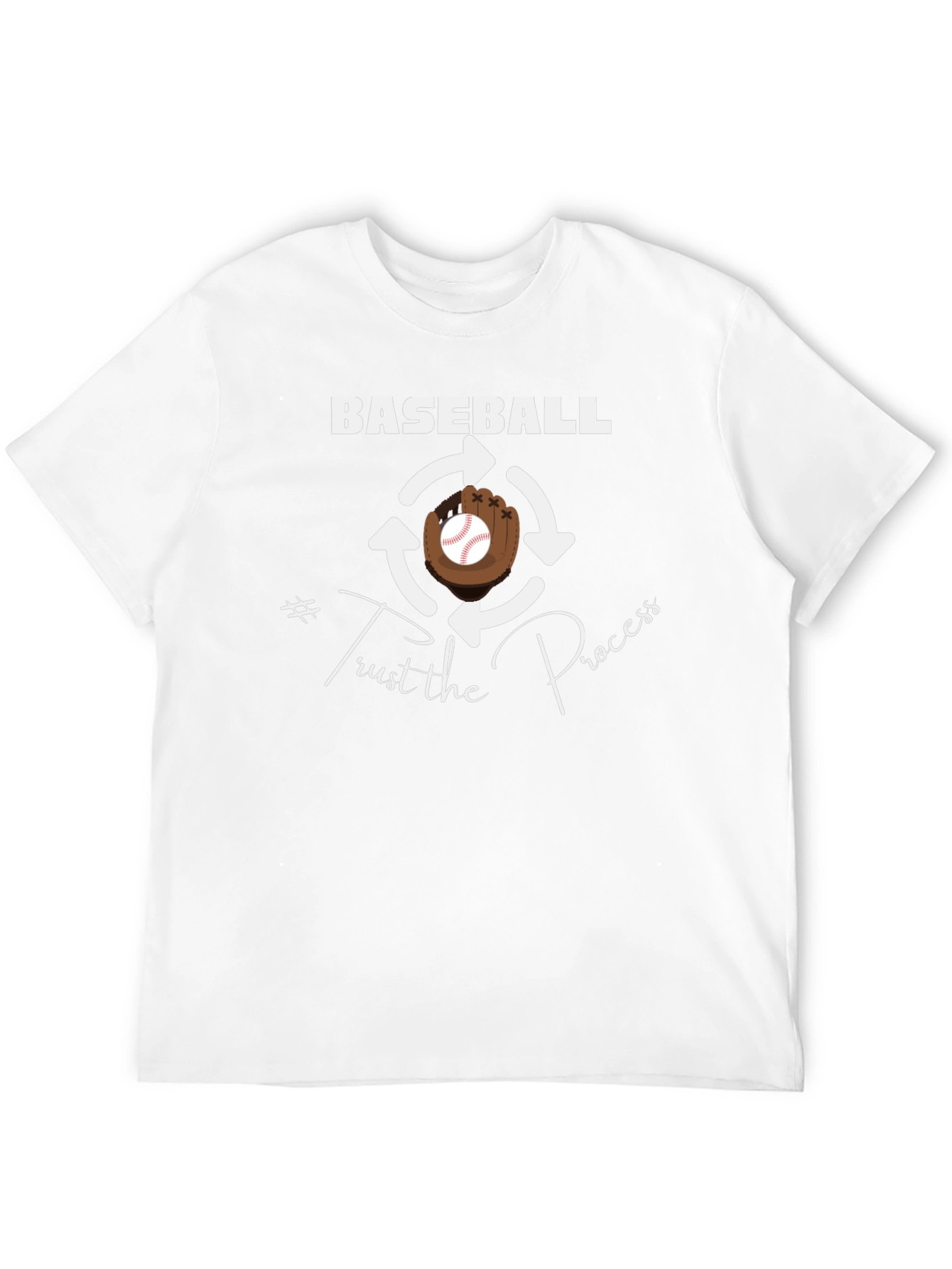 Baseball Trust the Process T-Shirt