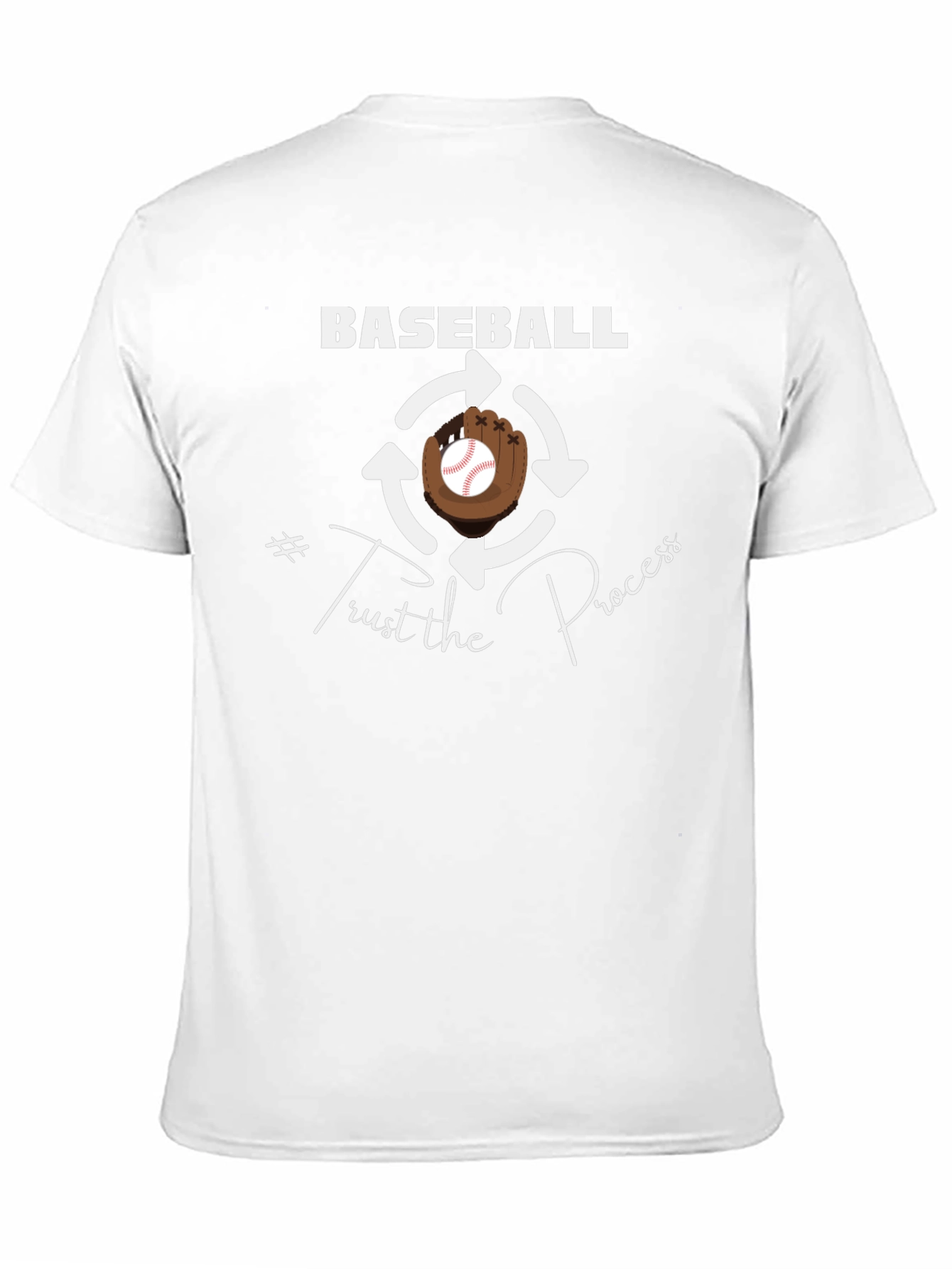 Baseball Trust the Process T-Shirt