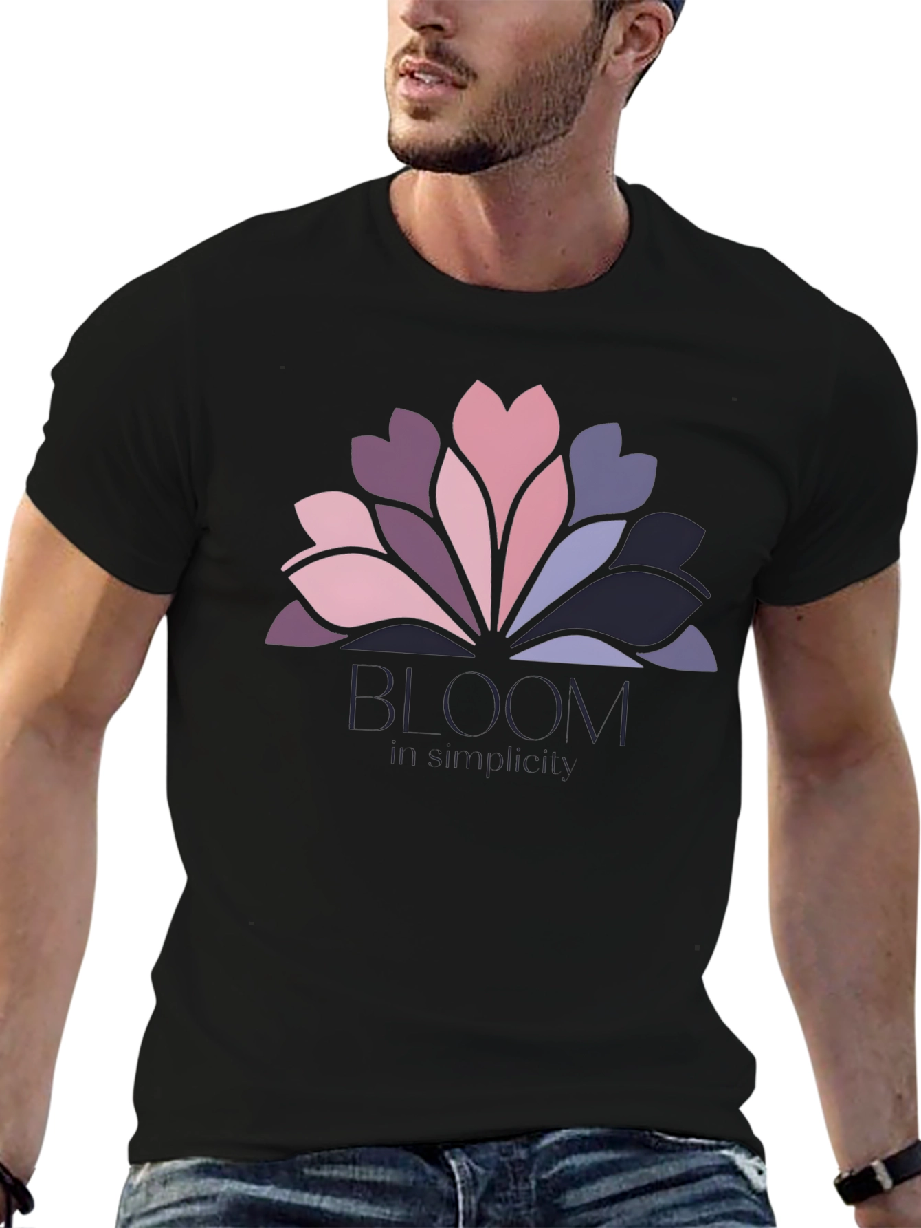 Bloom Simplicity Graphic Tee - Stylish Comfort