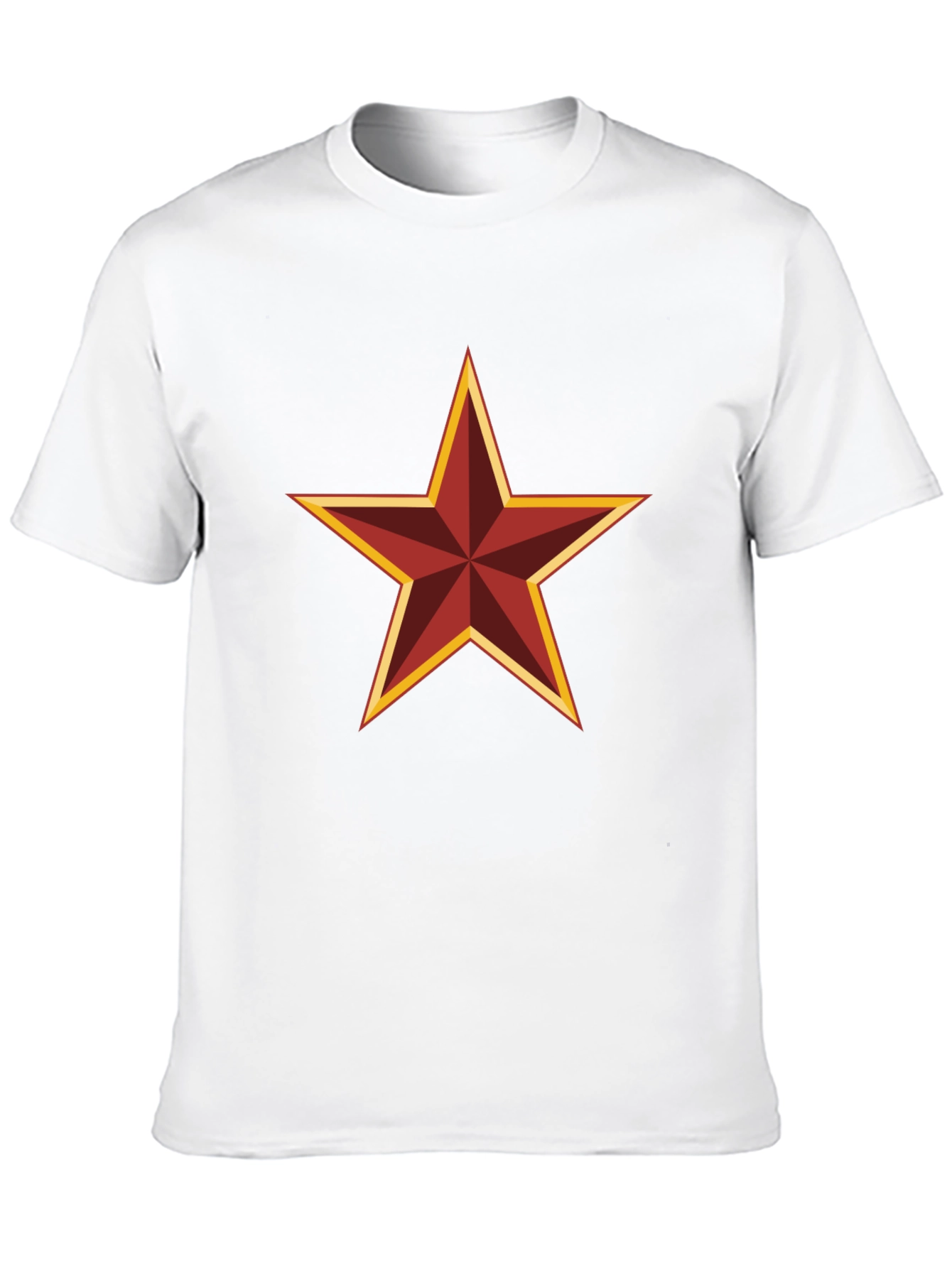 Red Star Graphic Black T-Shirt