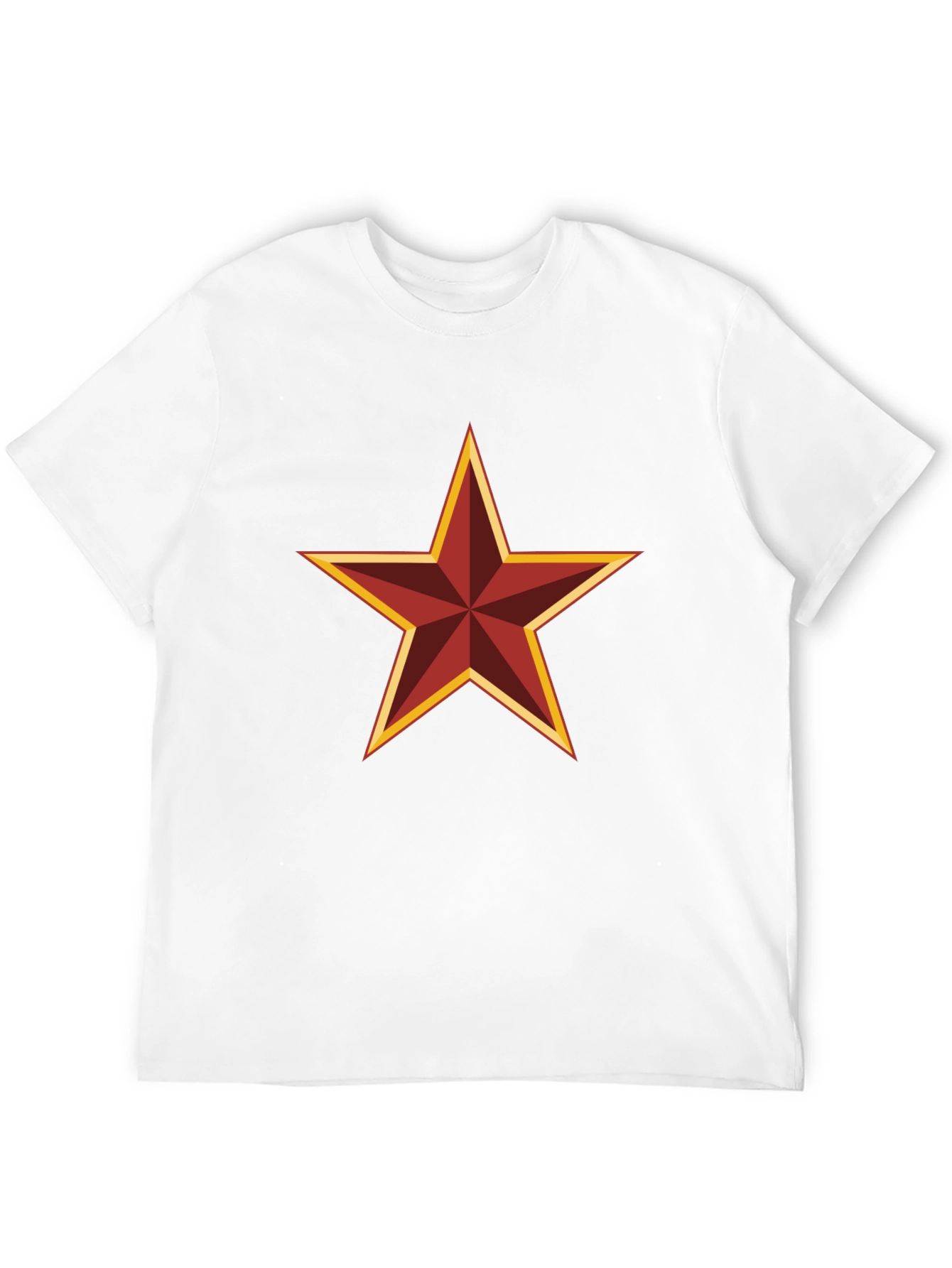 Red Star Graphic Black T-Shirt