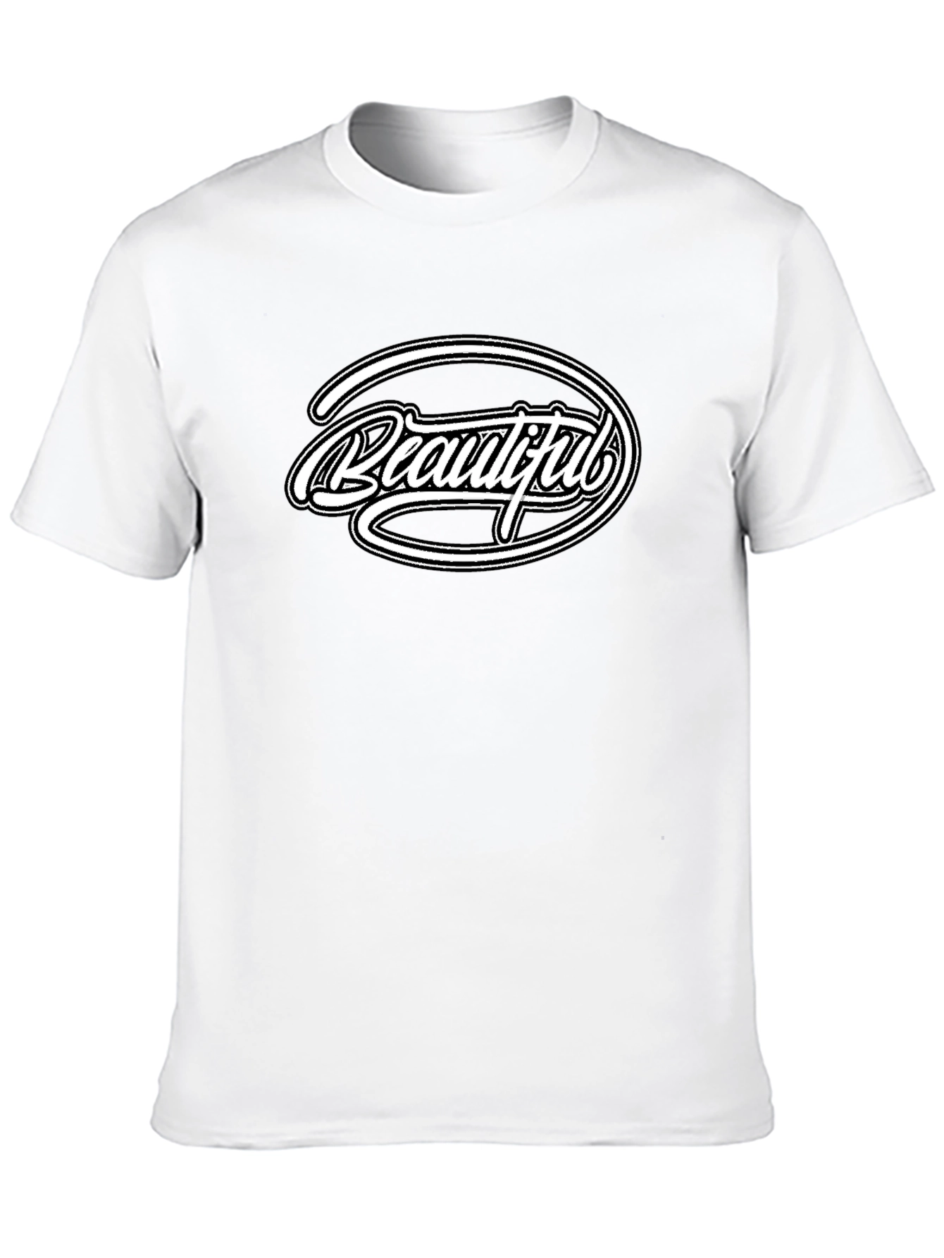 Beautiful Graphic Black T-Shirt