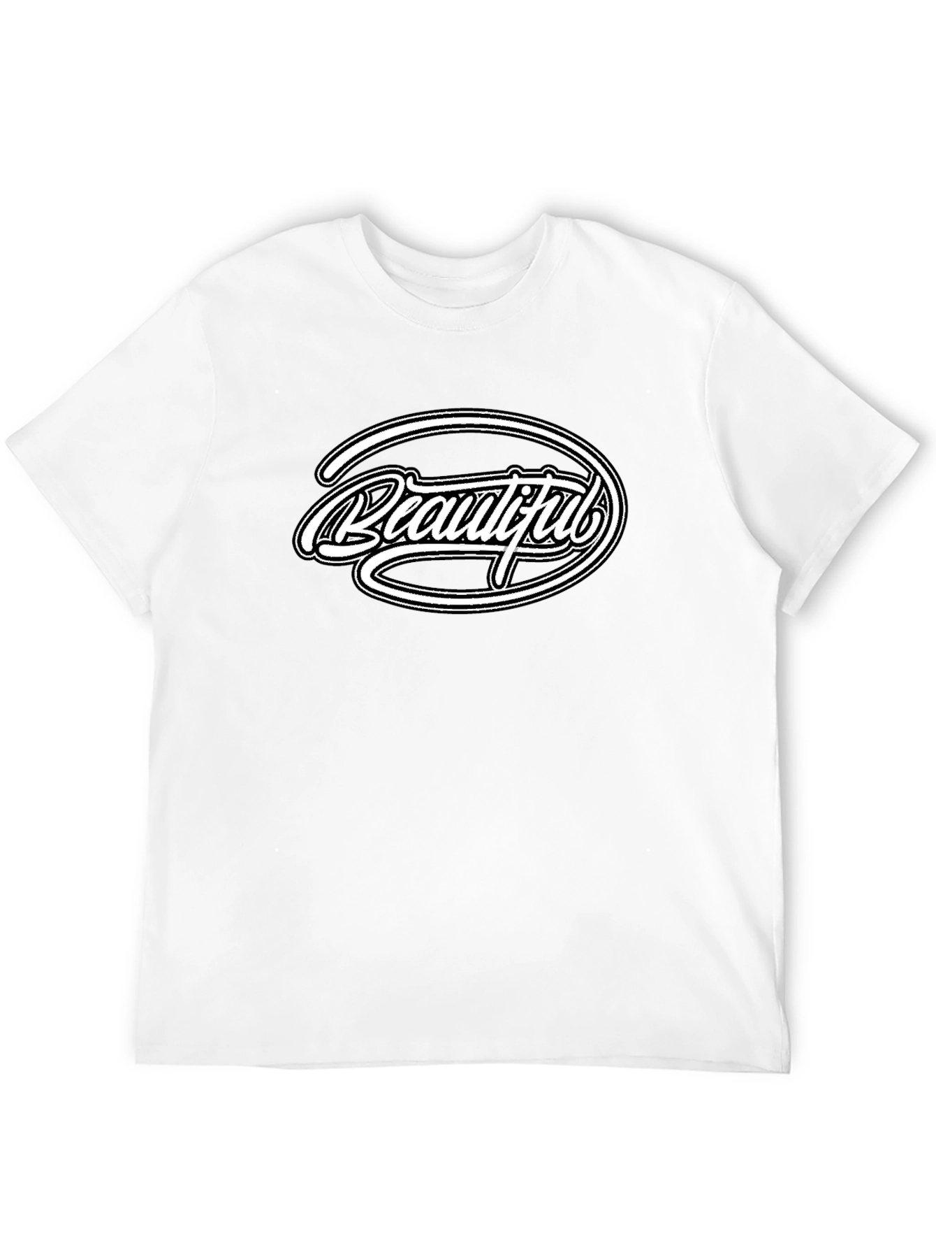 Beautiful Graphic Black T-Shirt