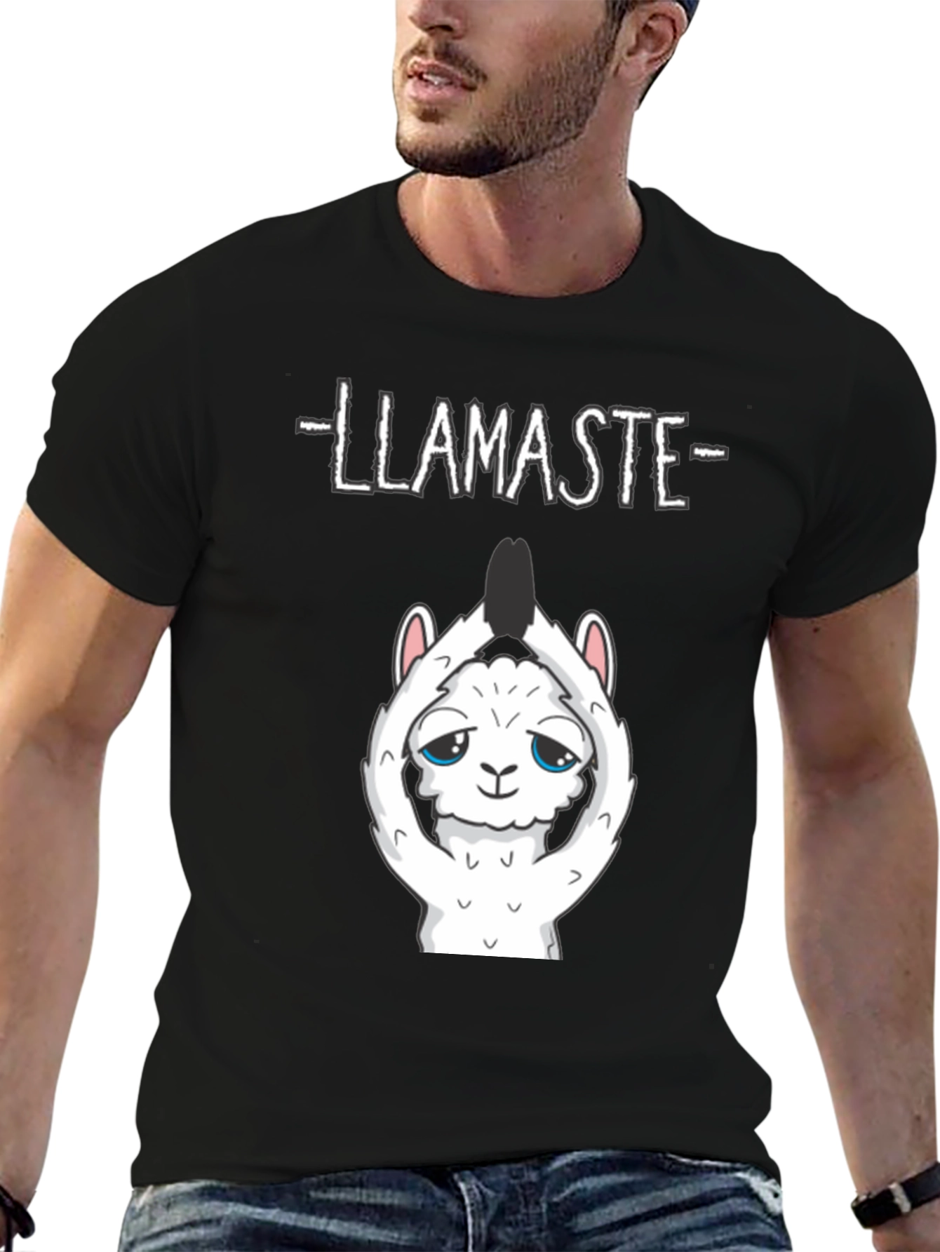 Llamaste Yoga Meditation T-Shirt - Funny Graphic Tee