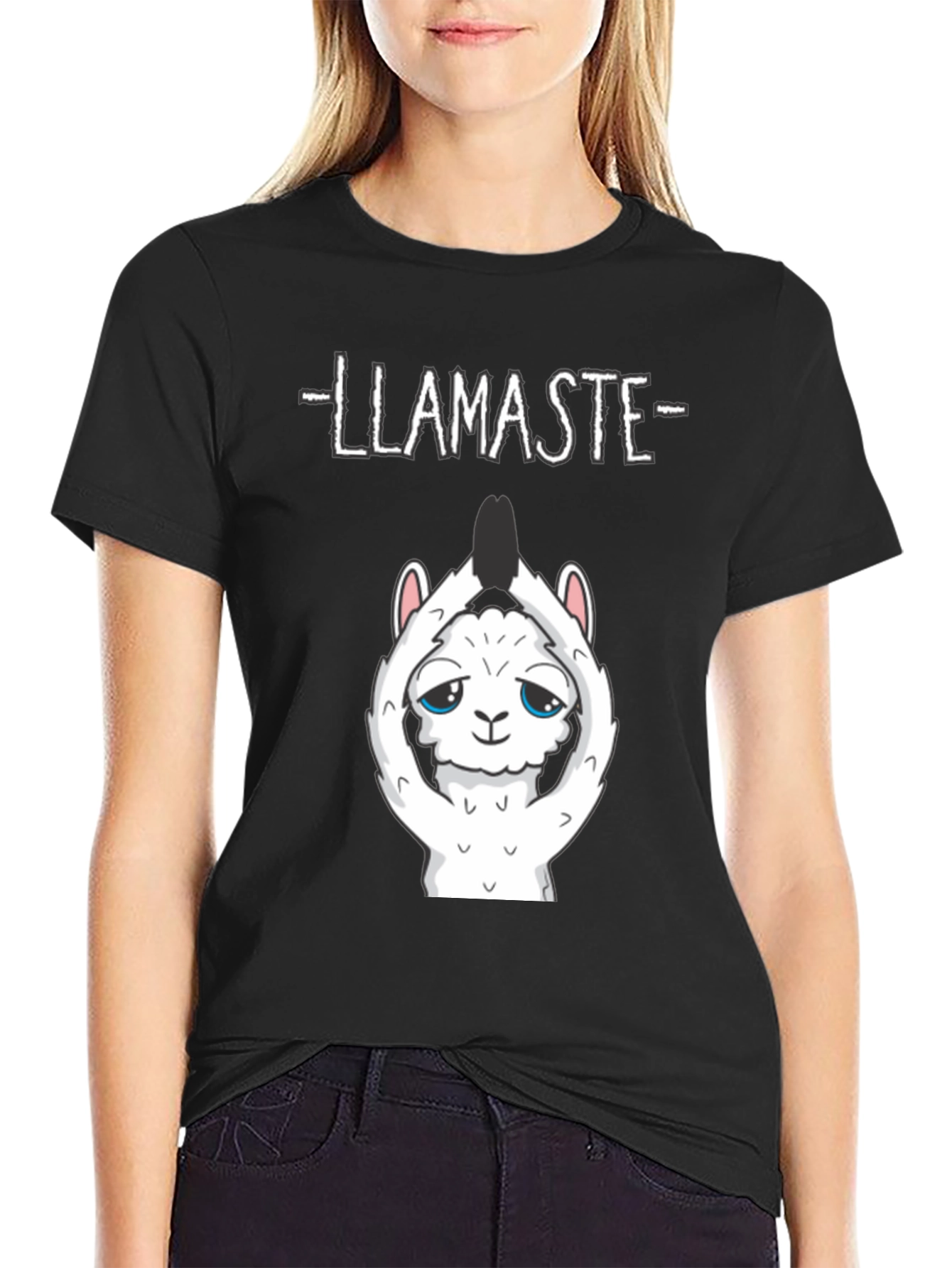 Llamaste Yoga Meditation T-Shirt - Funny Graphic Tee