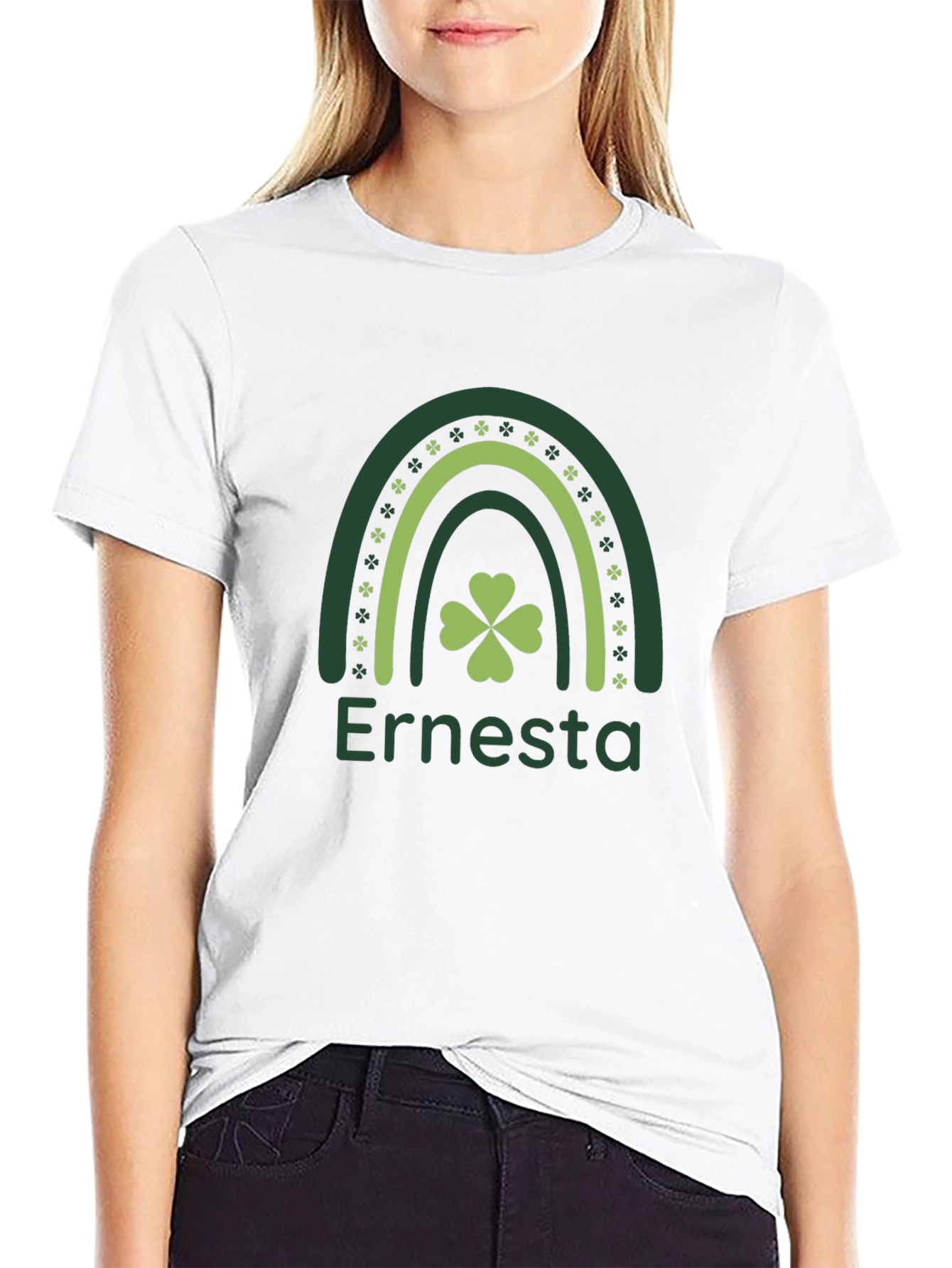 St. Patricks Day Ernesta Rainbow T-Shirt